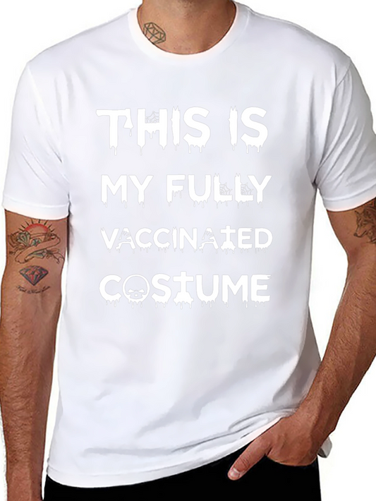 This Is My Fully Vaccinated Costume Black T-Shirt