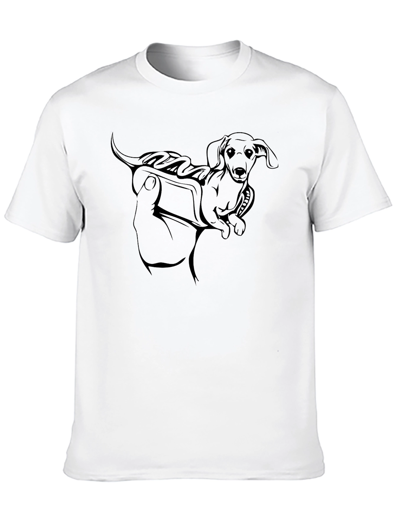 Dachshund Hot Dog Graphic Tee - Unisex