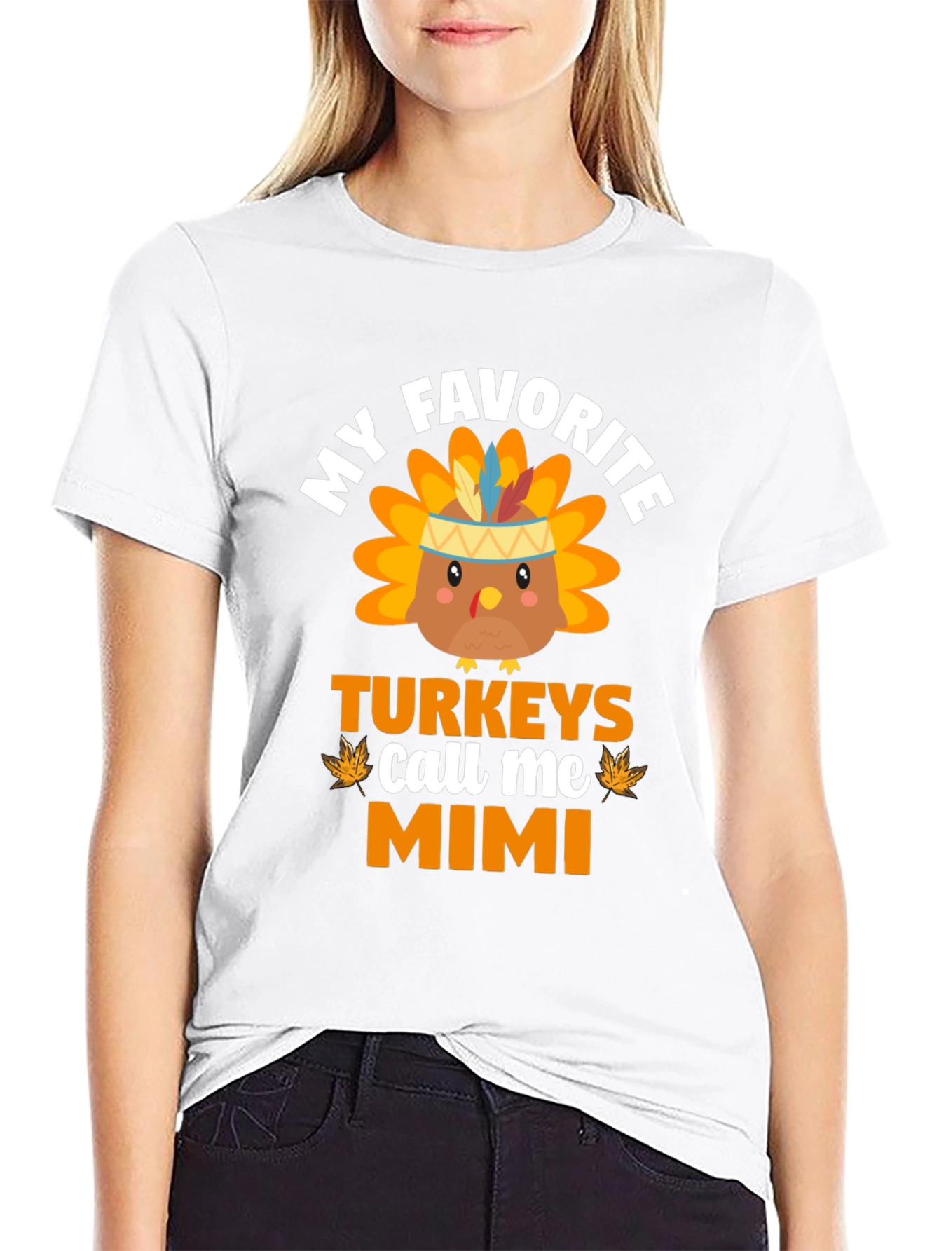 My Favorite Turkeys Call Me Mimi Thanksgiving T-Shirt