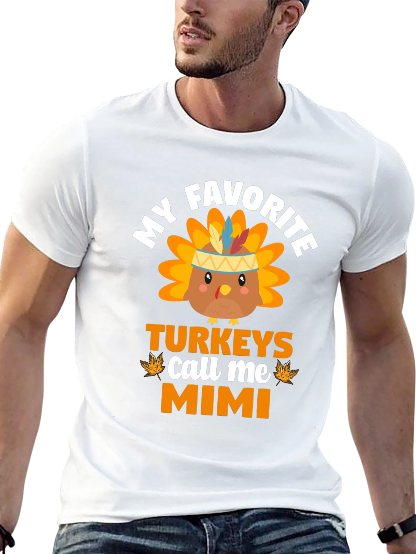 My Favorite Turkeys Call Me Mimi Thanksgiving T-Shirt