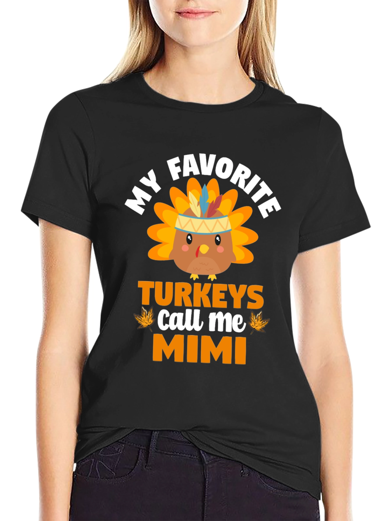 My Favorite Turkeys Call Me Mimi Thanksgiving T-Shirt