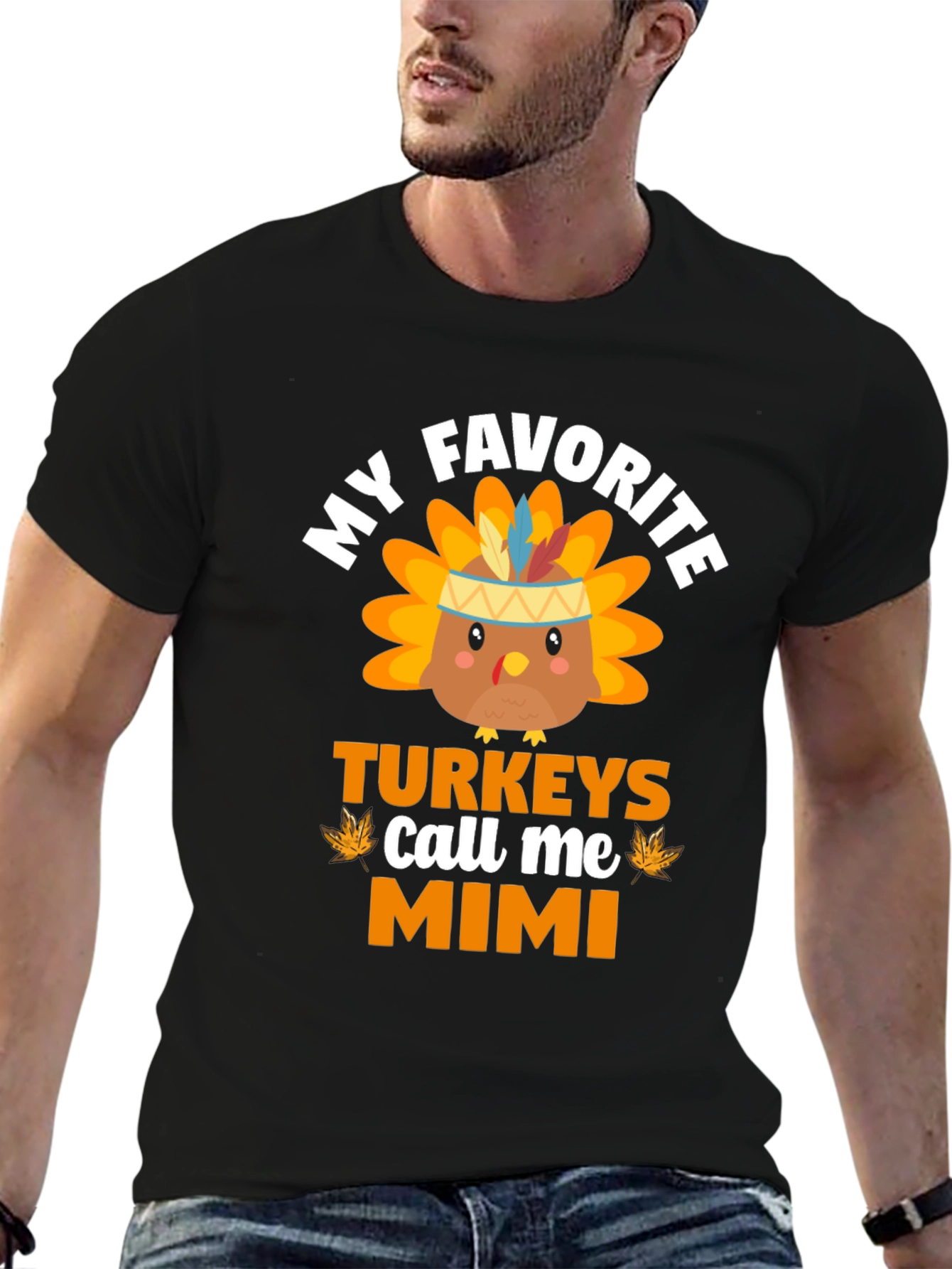 My Favorite Turkeys Call Me Mimi Thanksgiving T-Shirt