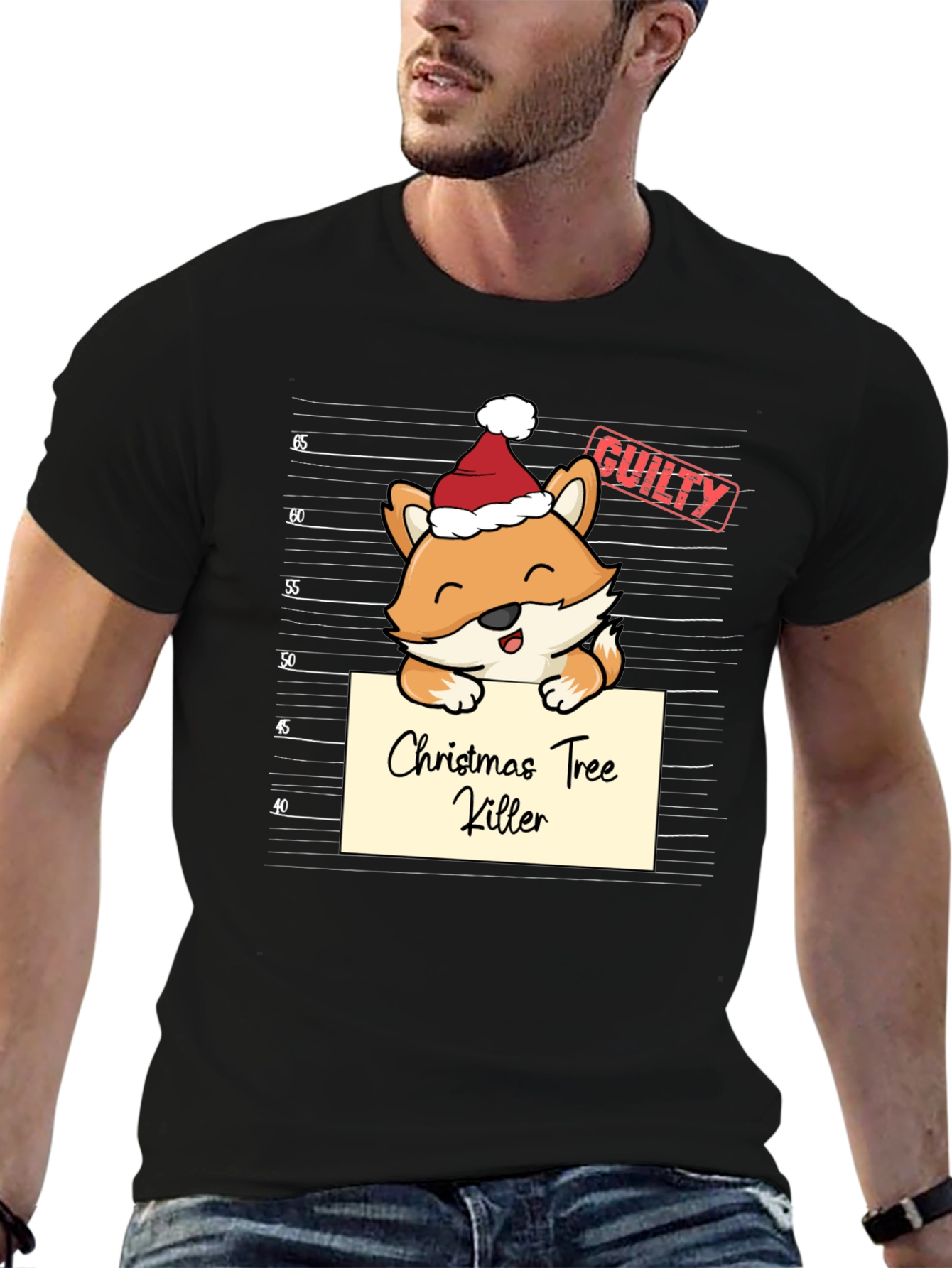 Christmas Tree Killer Fox T-Shirt