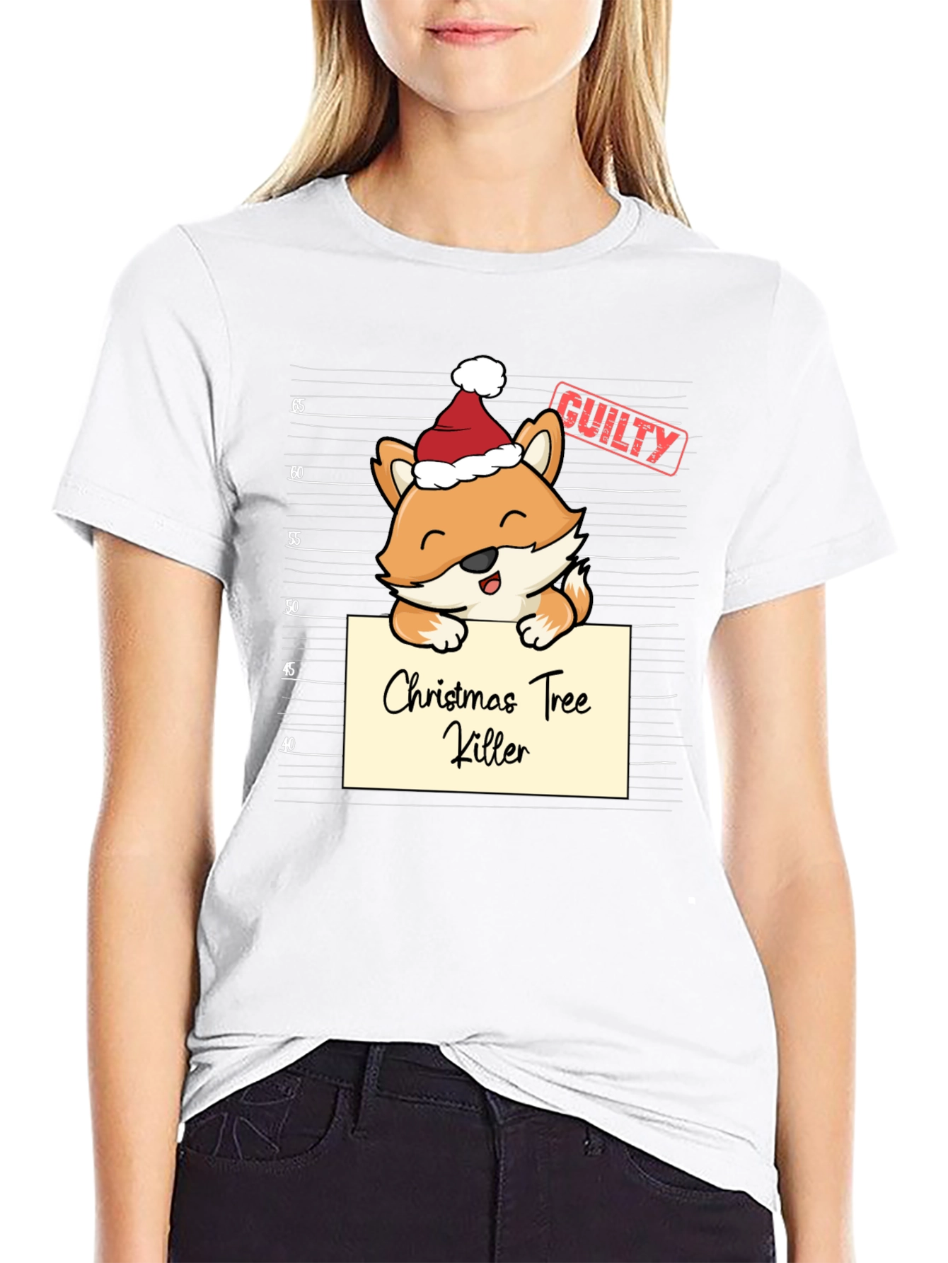 Christmas Tree Killer Fox T-Shirt