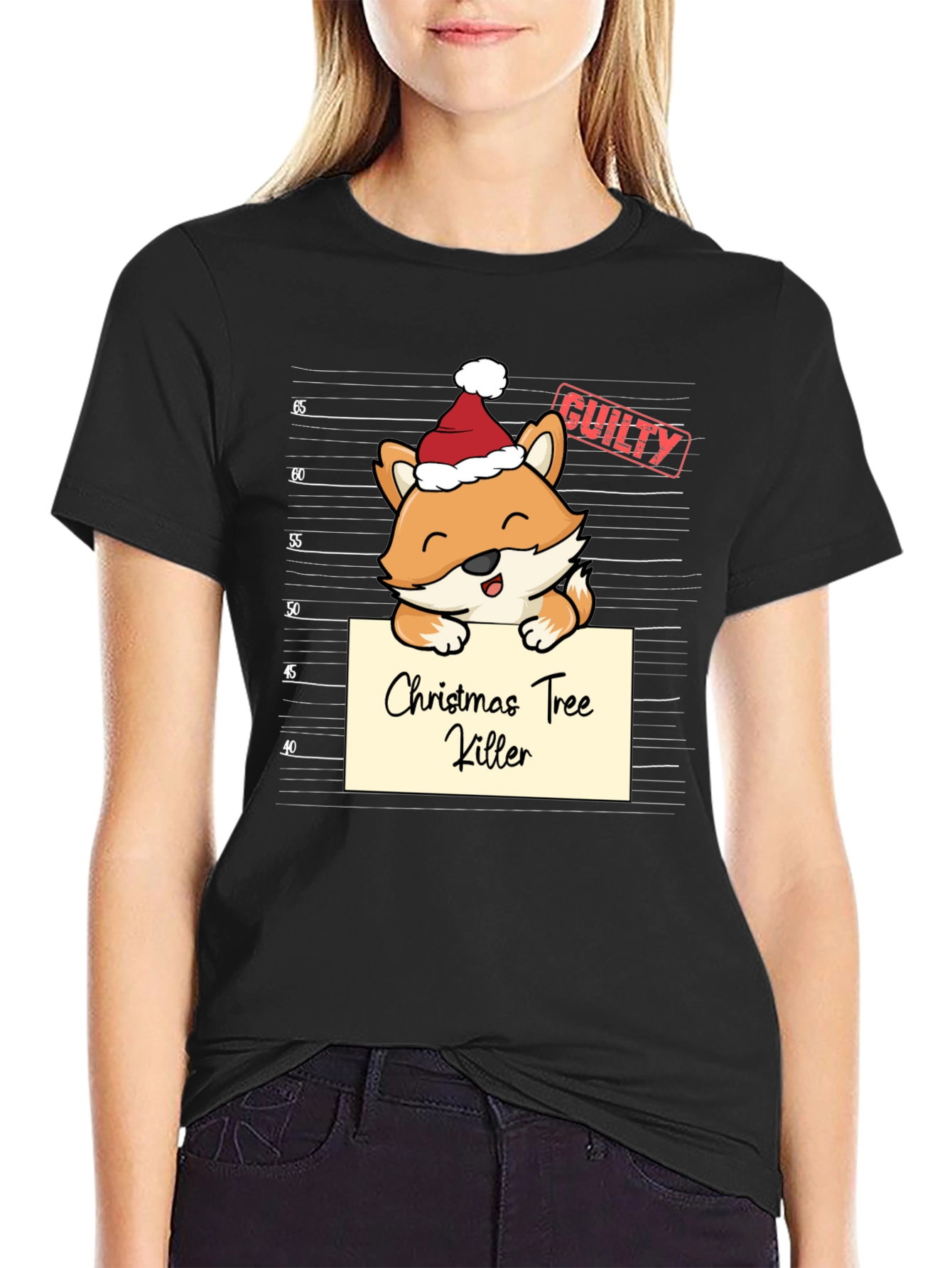 Christmas Tree Killer Fox T-Shirt