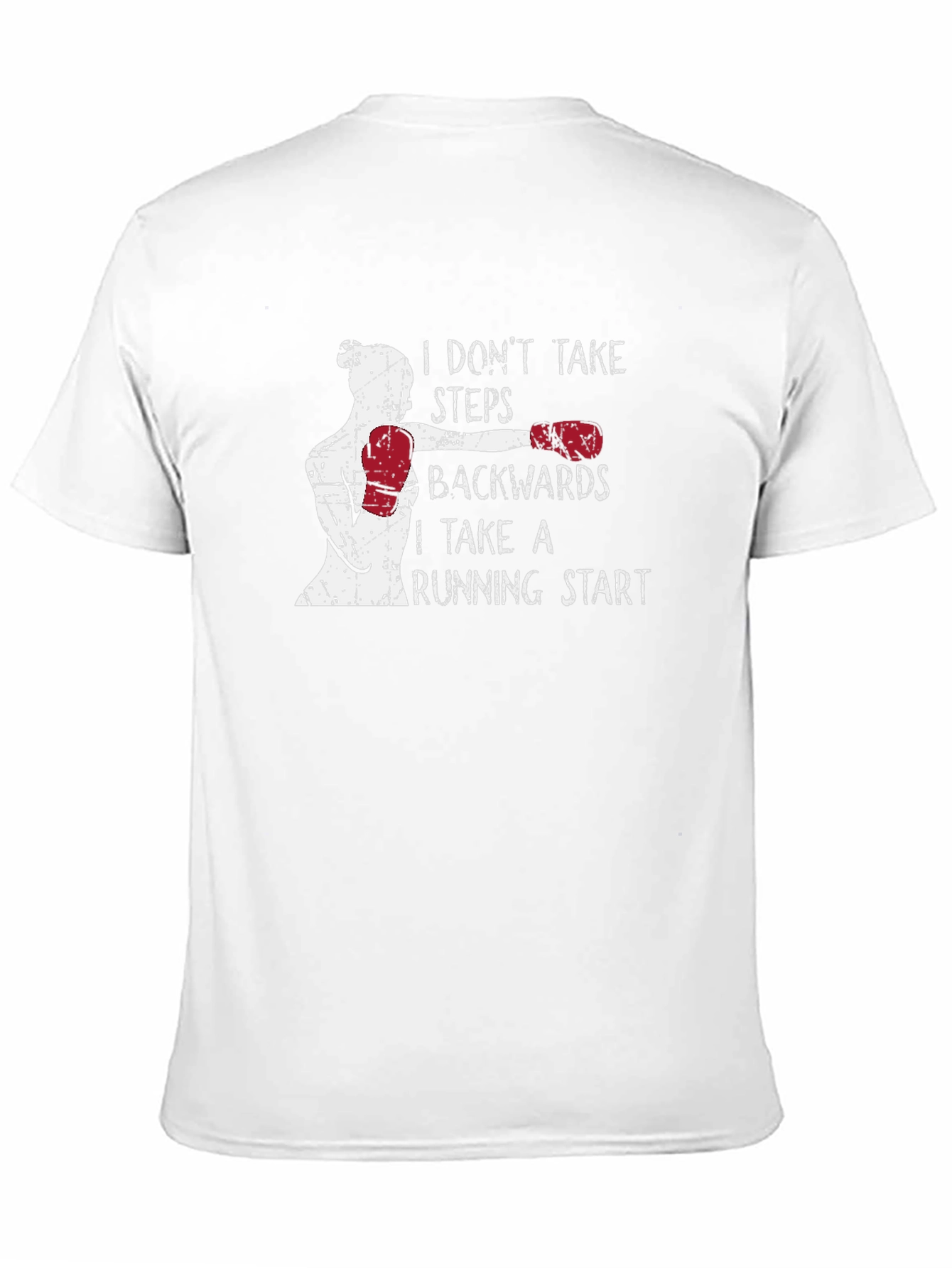 Running Start Graphic Tee - Motivational Boxing Design