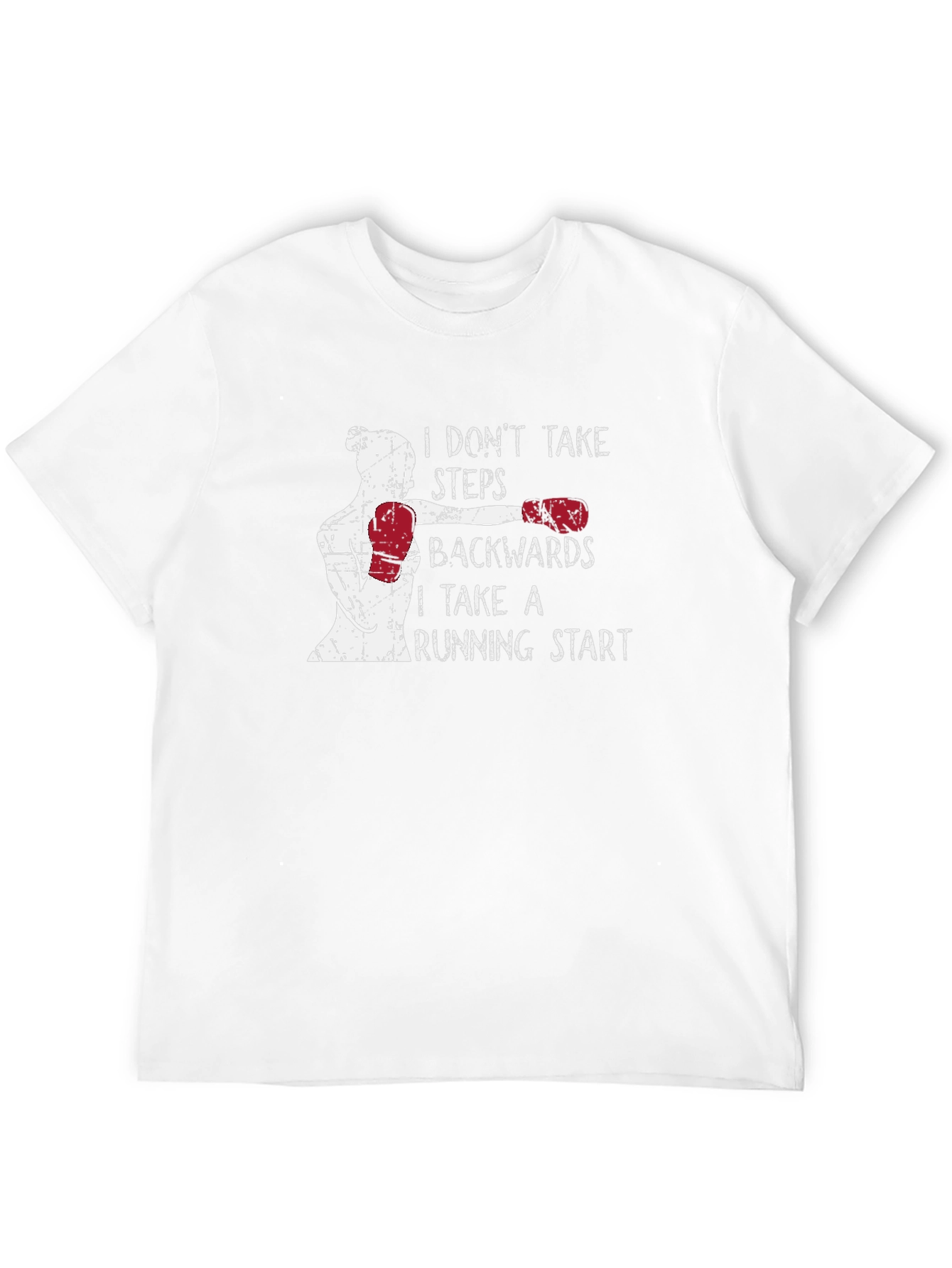 Running Start Graphic Tee - Motivational Boxing Design