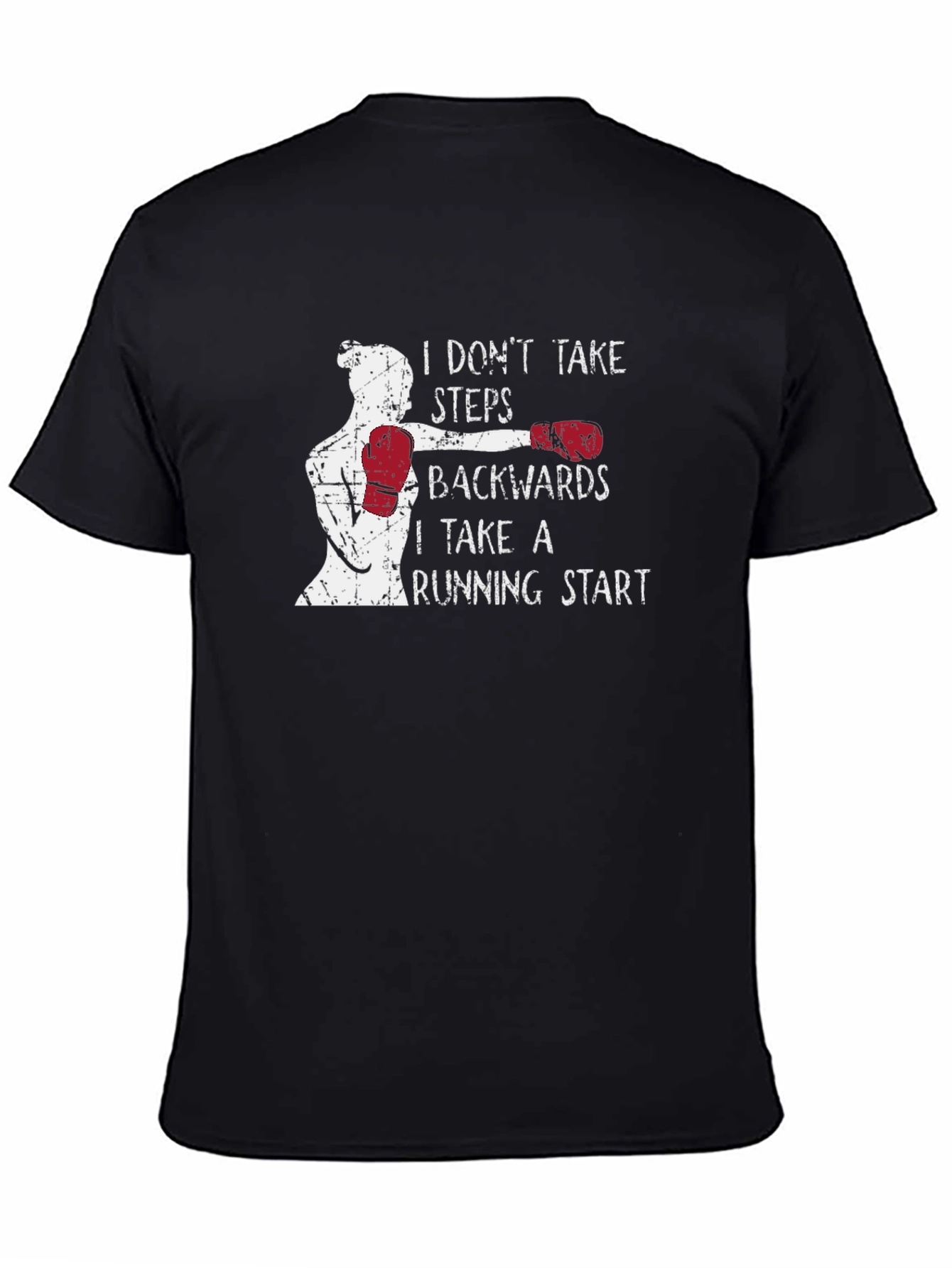 Running Start Graphic Tee - Motivational Boxing Design