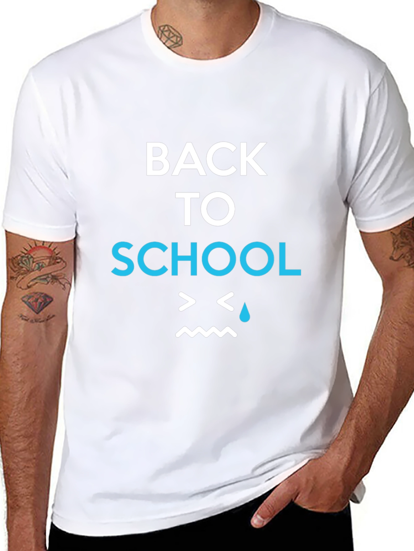 Back to School Graphic Tee - Funny Emoji Shirt