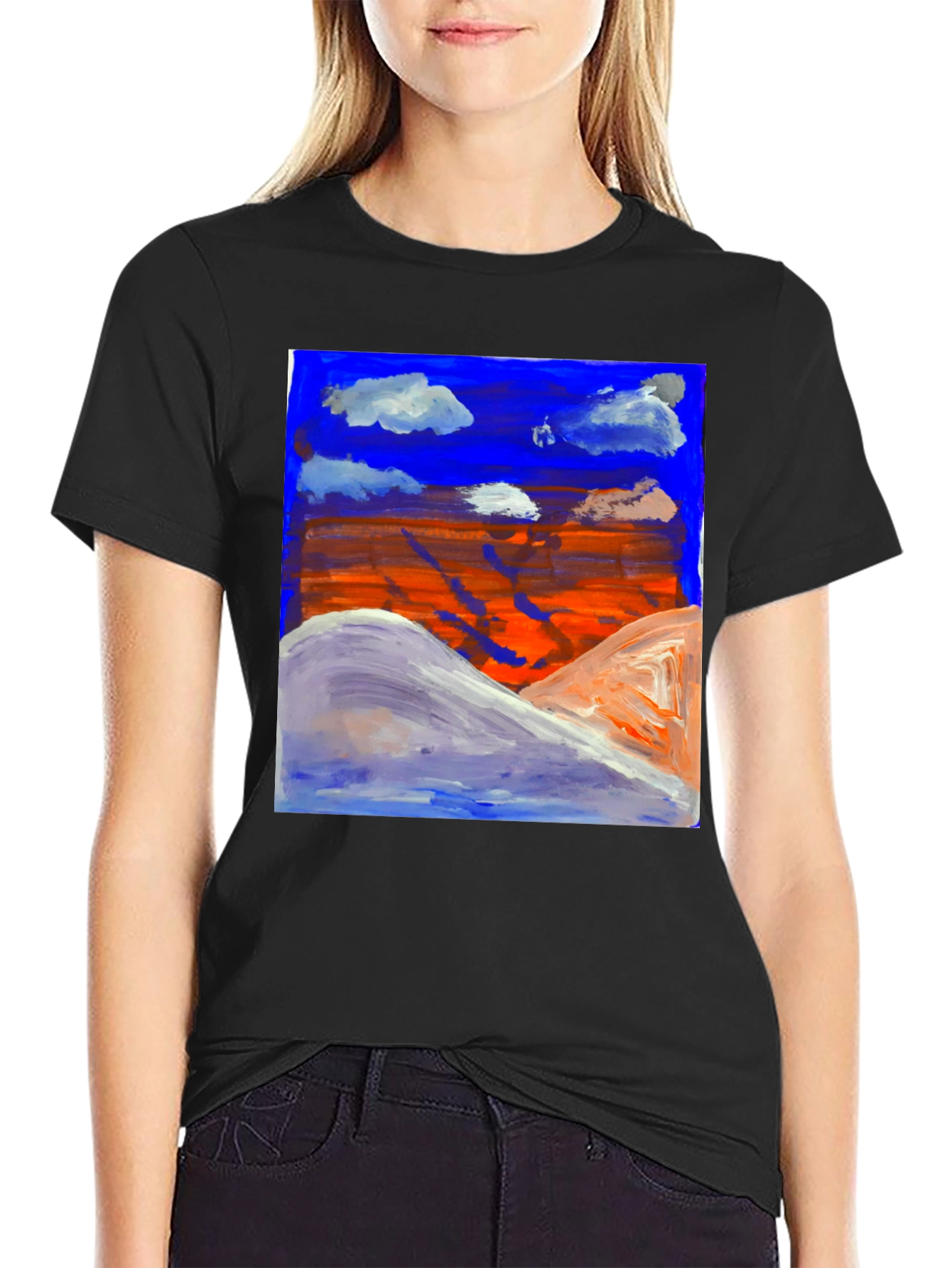 Artistic Landscape Graphic Tee