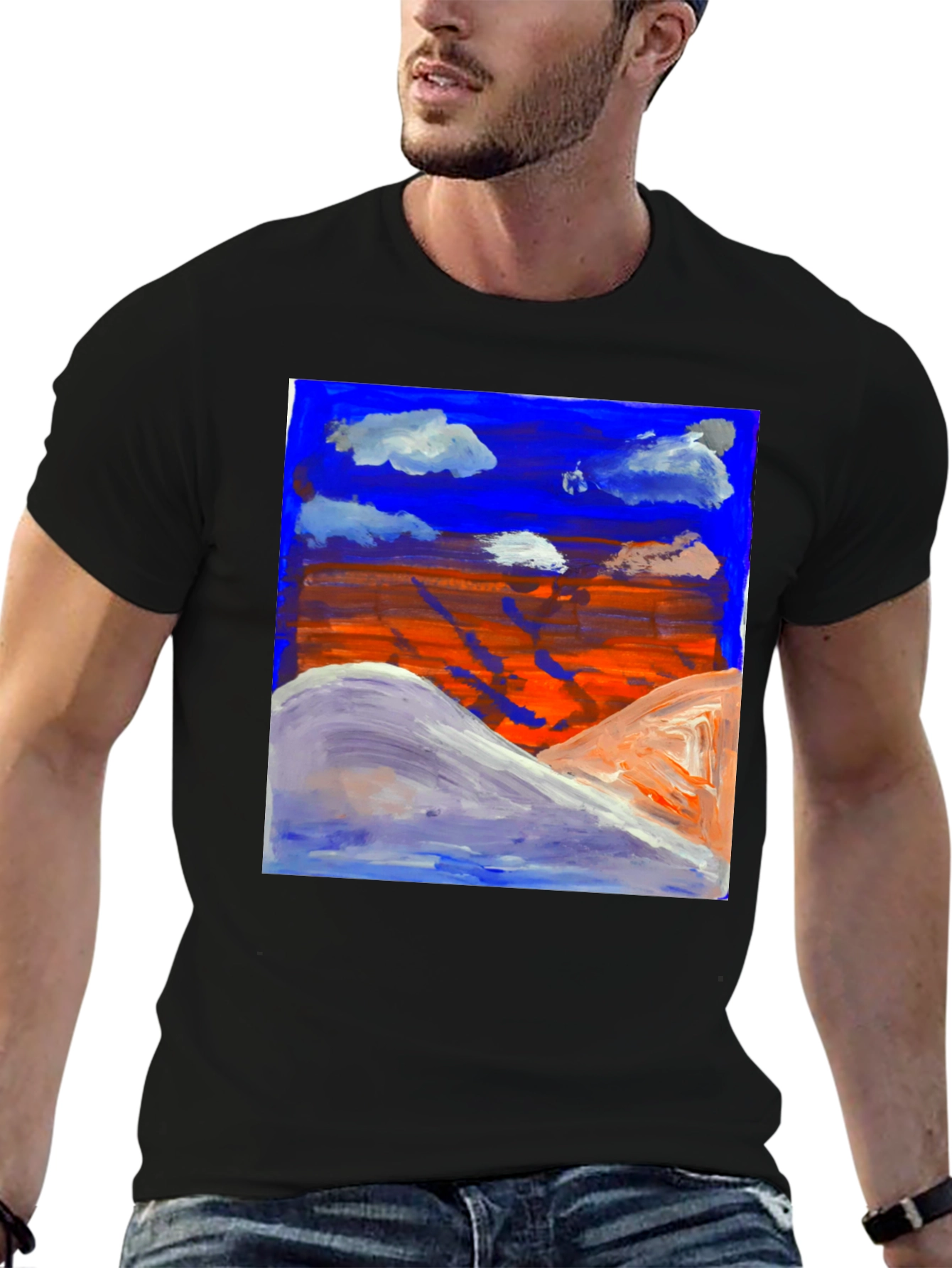 Artistic Landscape Graphic Tee