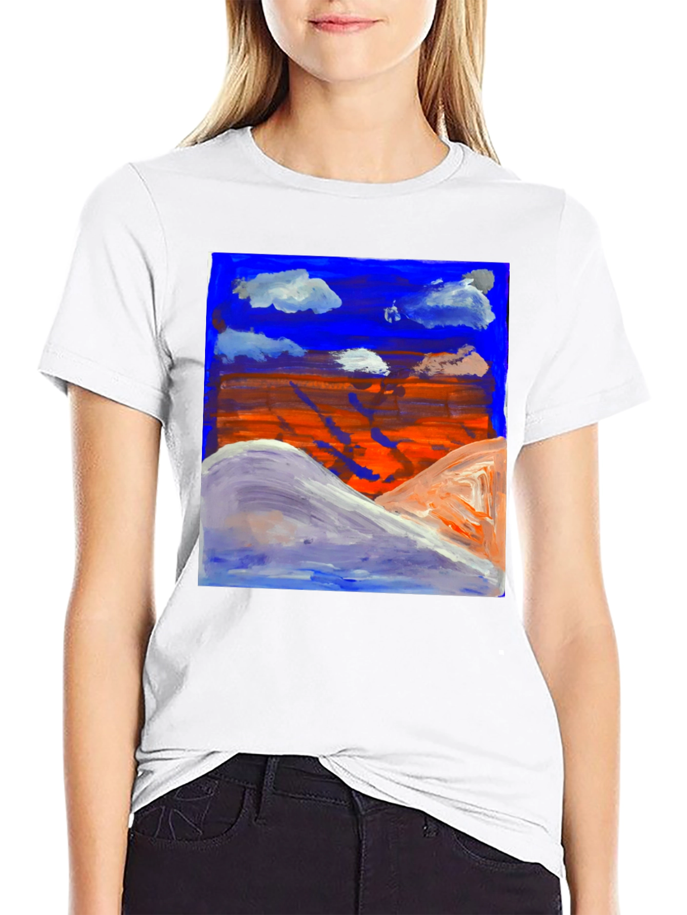 Artistic Landscape Graphic Tee