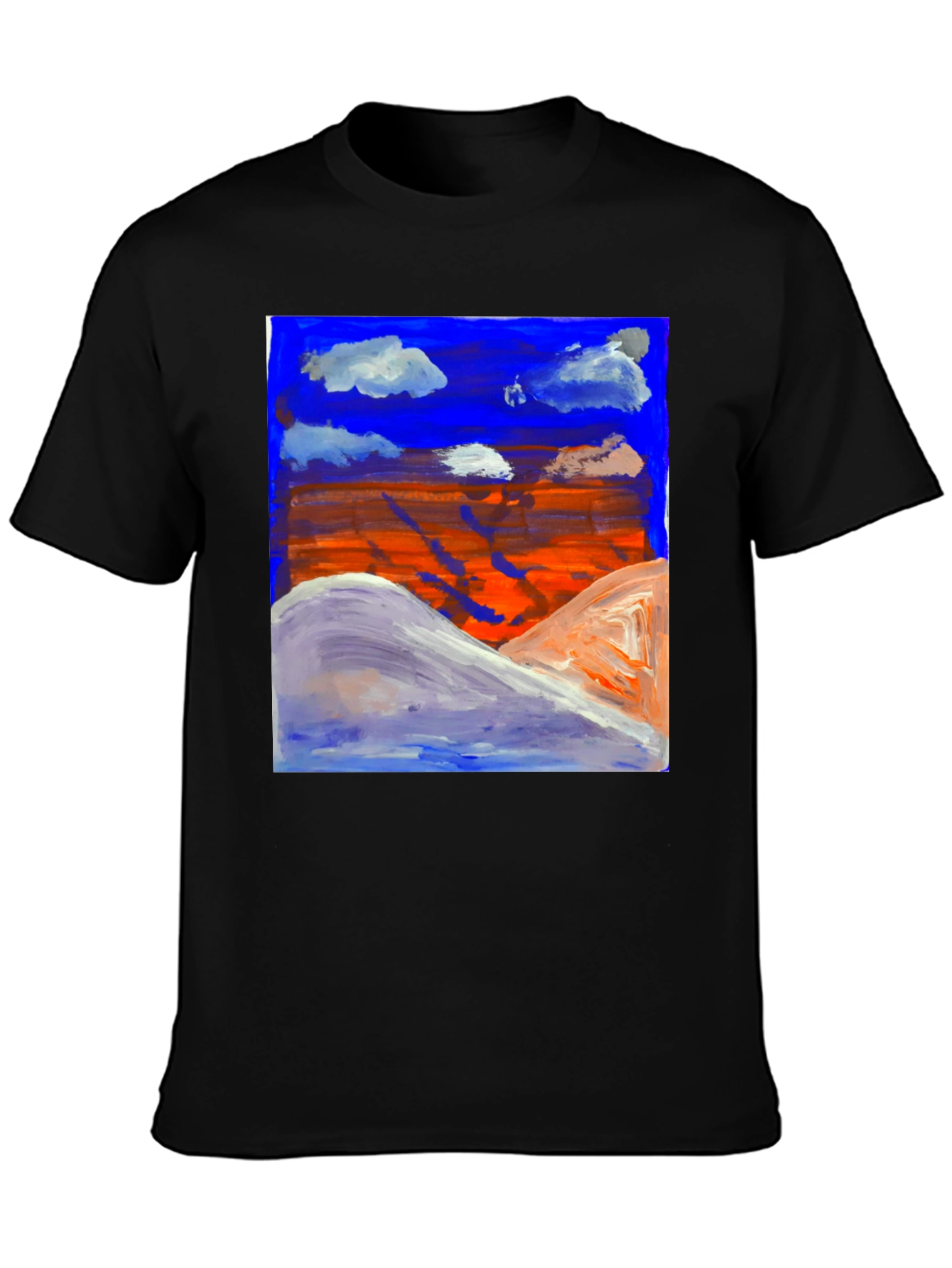 Artistic Landscape Graphic Tee