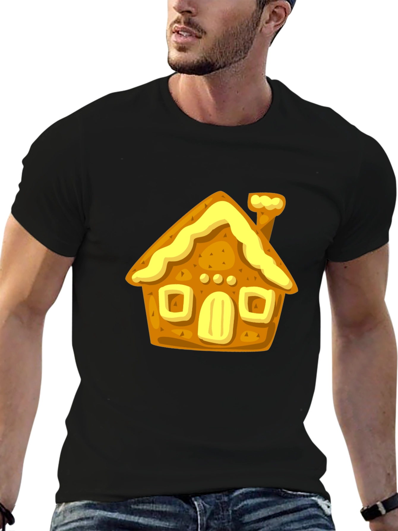 Gingerbread House Graphic T-Shirt
