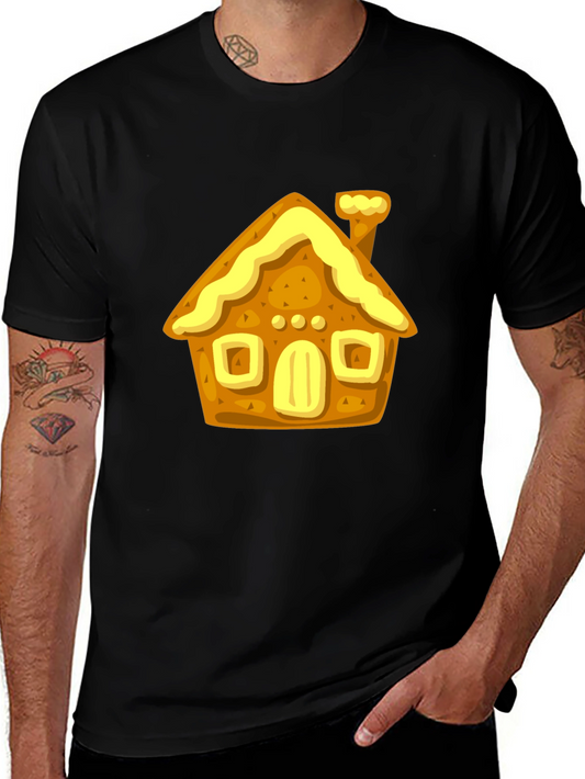 Gingerbread House Graphic T-Shirt