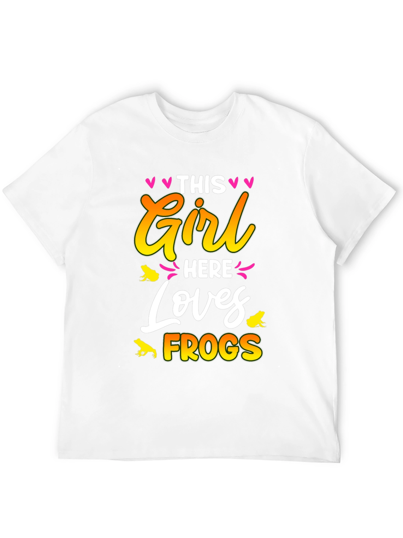 This Girl Loves Frogs Graphic T-Shirt