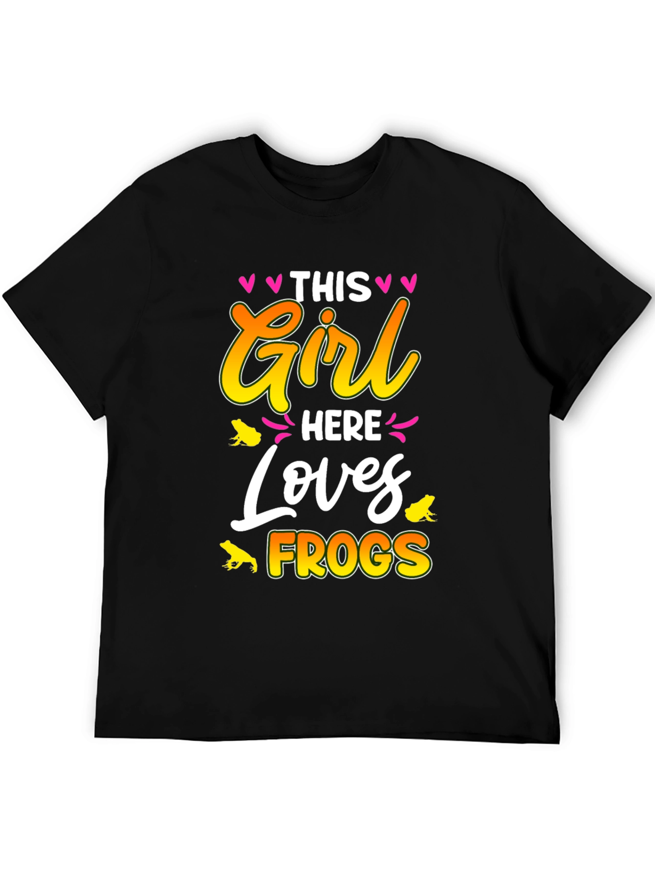 This Girl Loves Frogs Graphic T-Shirt