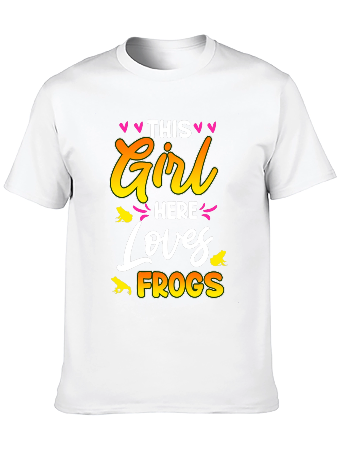 This Girl Loves Frogs Graphic T-Shirt