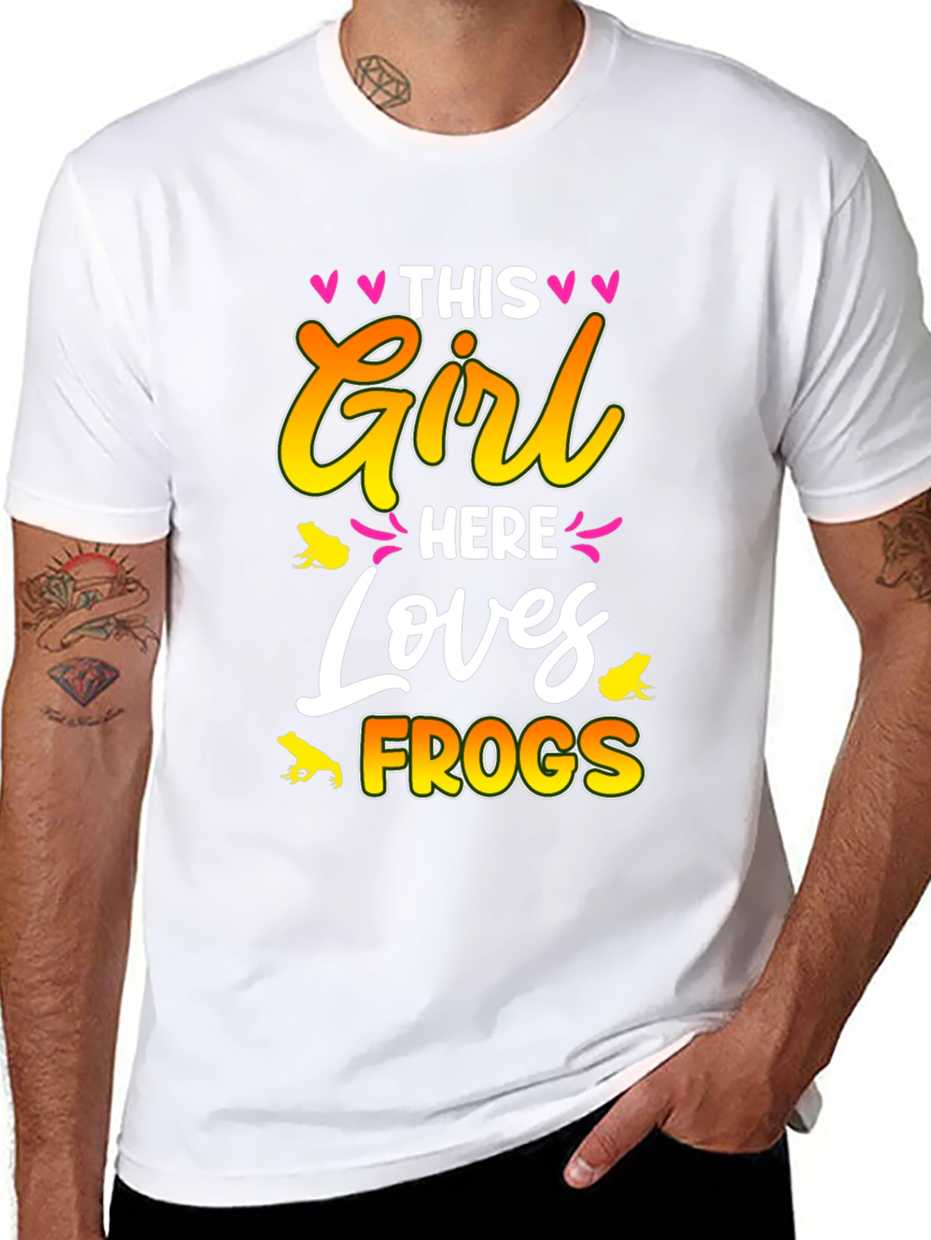 This Girl Loves Frogs Graphic T-Shirt