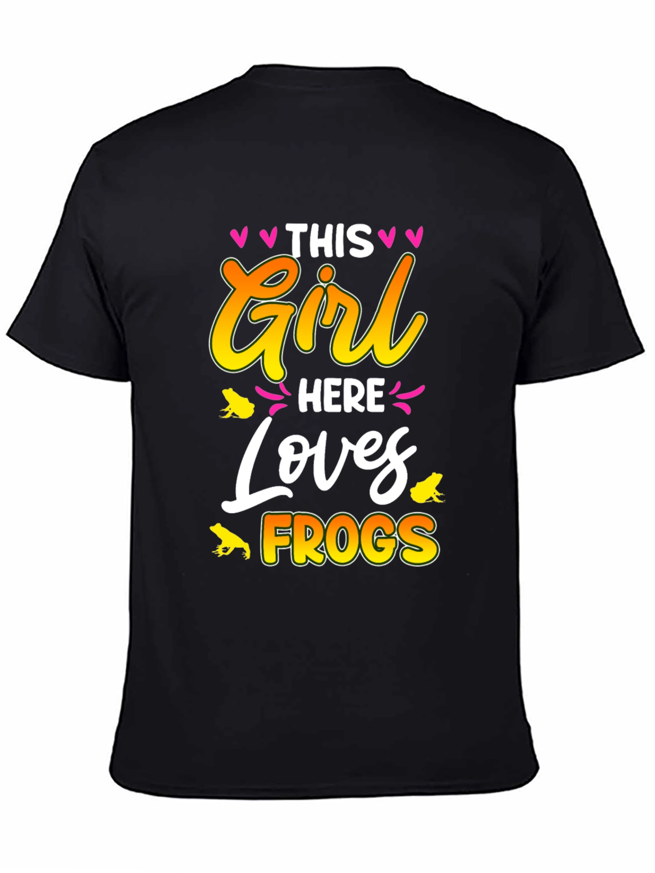 This Girl Loves Frogs Graphic T-Shirt