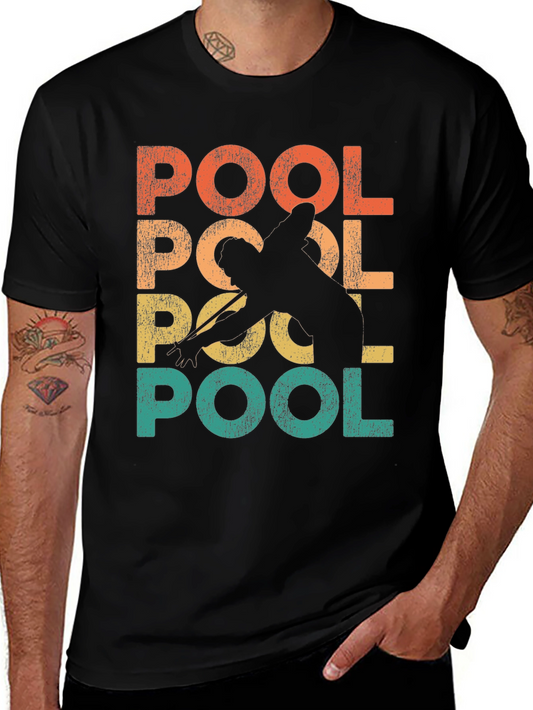 Retro Pool Player Graphic Tee