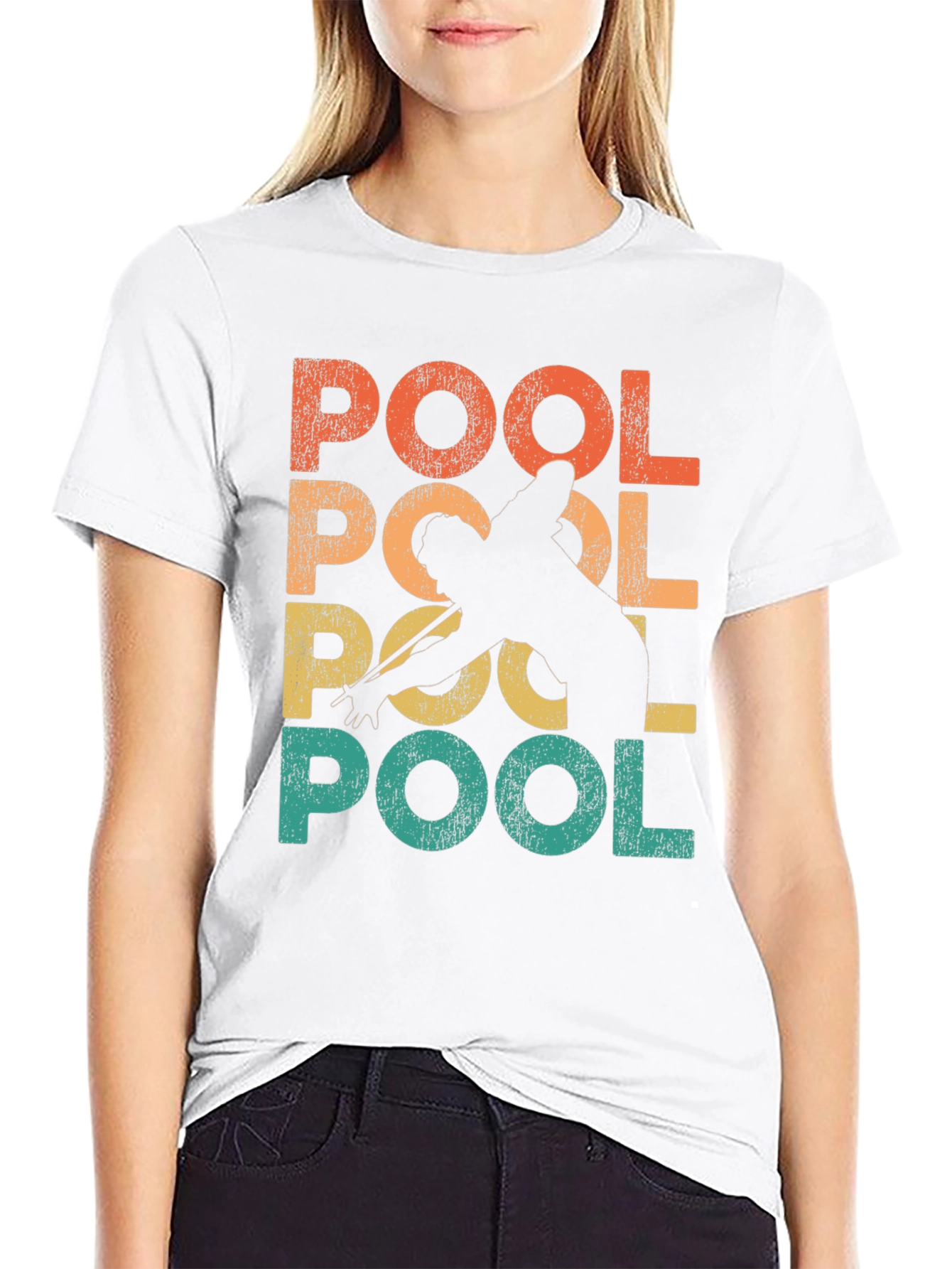 Retro Pool Player Graphic Tee