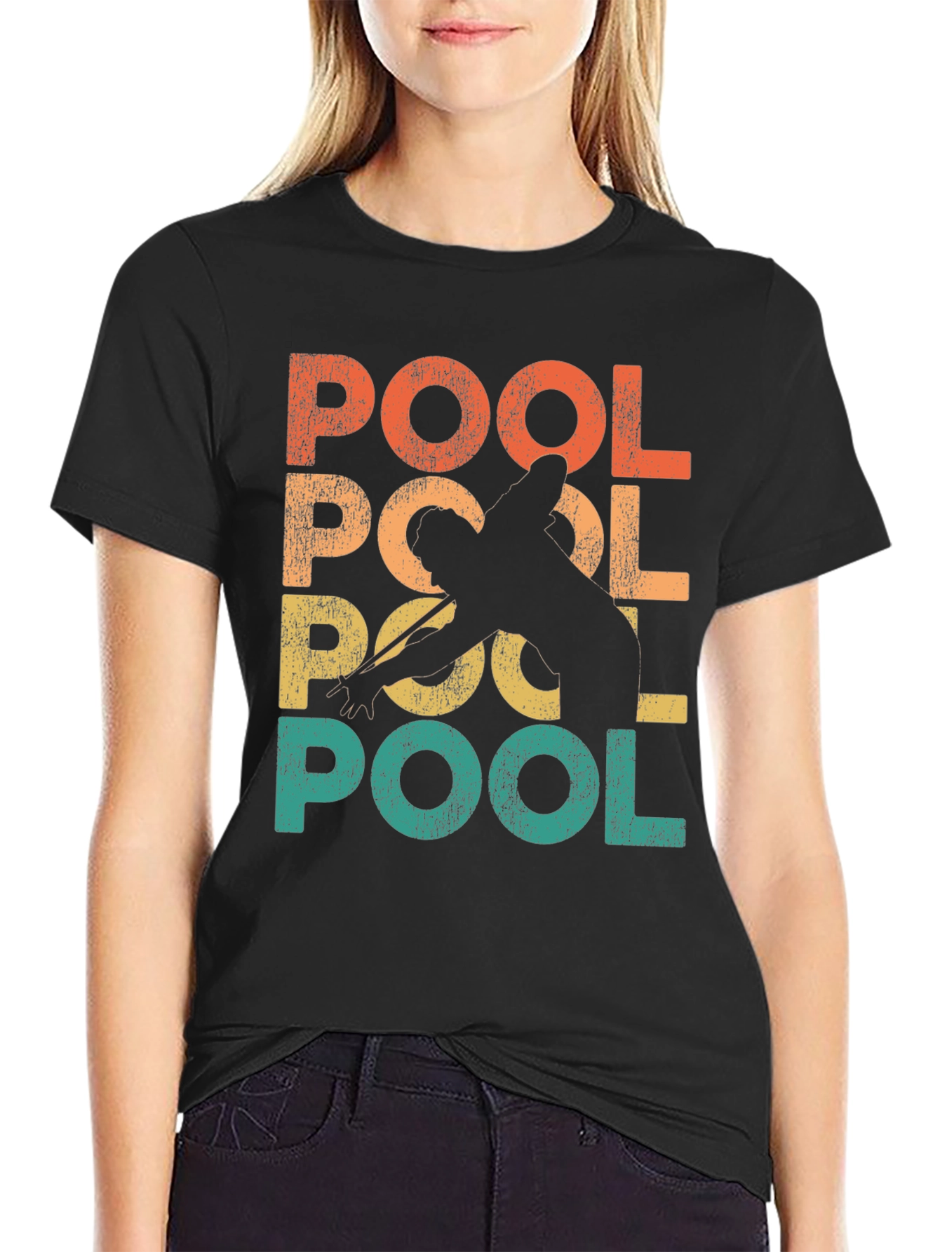 Retro Pool Player Graphic Tee