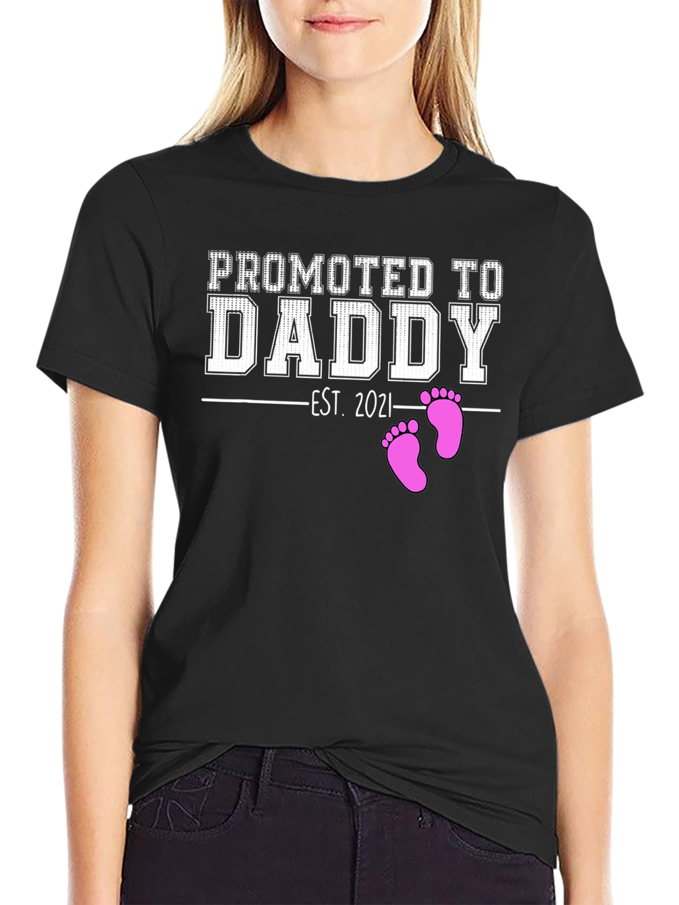 Promoted to Daddy Est. 2021 - New Dad T-Shirt