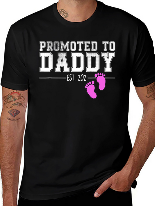 Promoted to Daddy Est. 2021 - New Dad T-Shirt