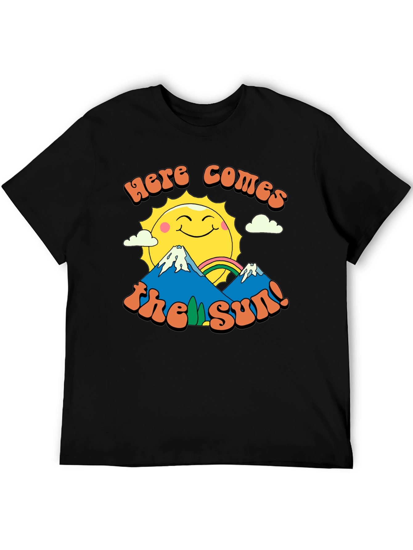 Here Comes the Sun Graphic Tee - Retro Inspired
