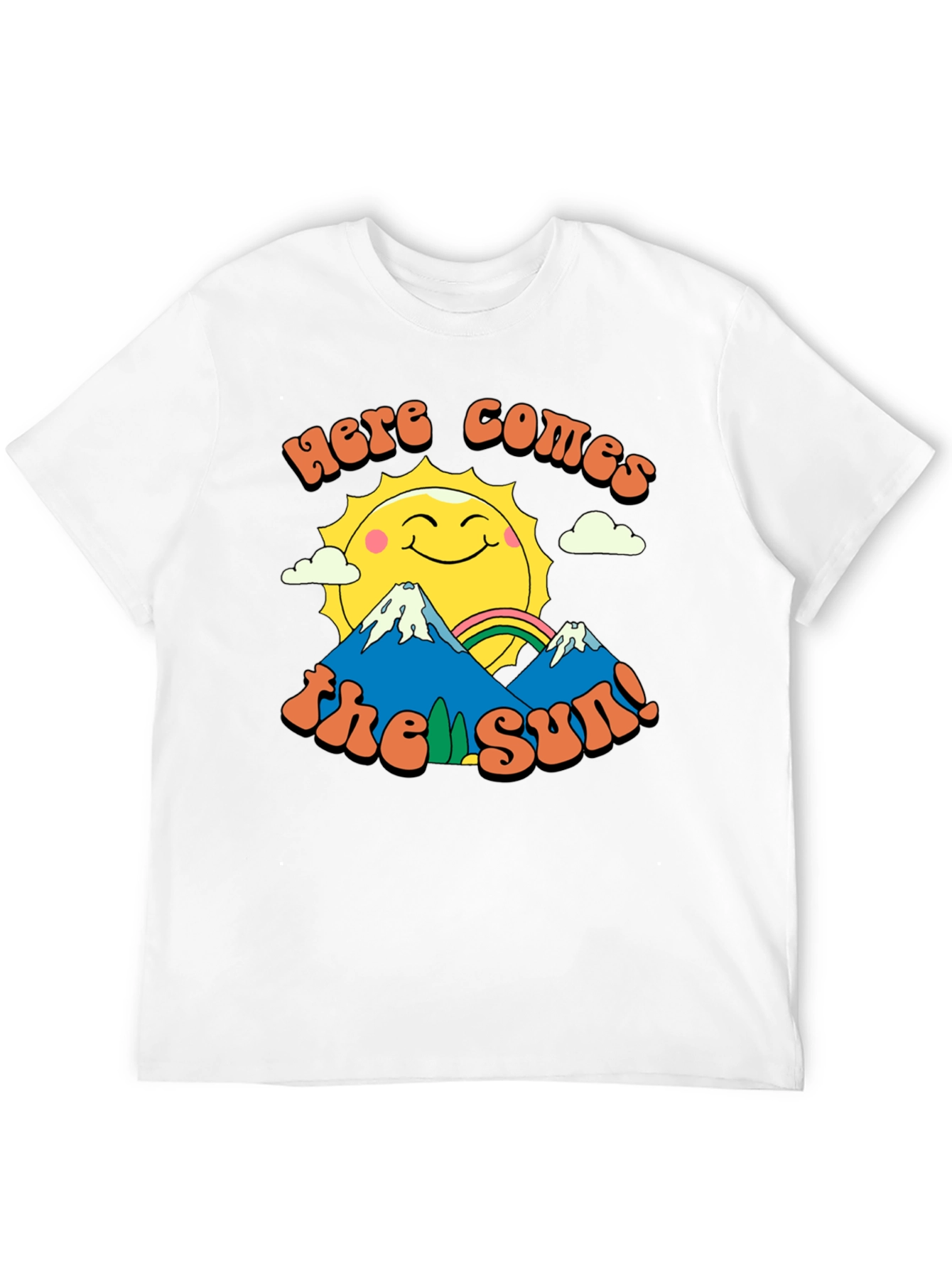 Here Comes the Sun Graphic Tee - Retro Inspired