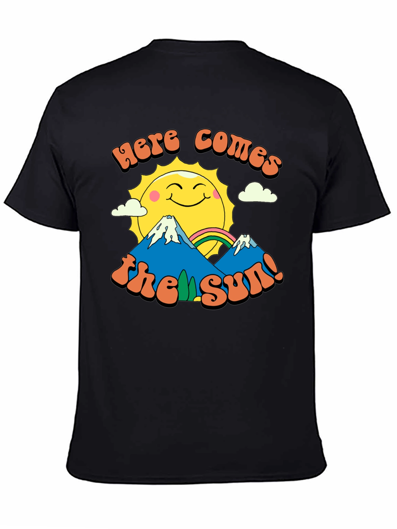 Here Comes the Sun Graphic Tee - Retro Inspired