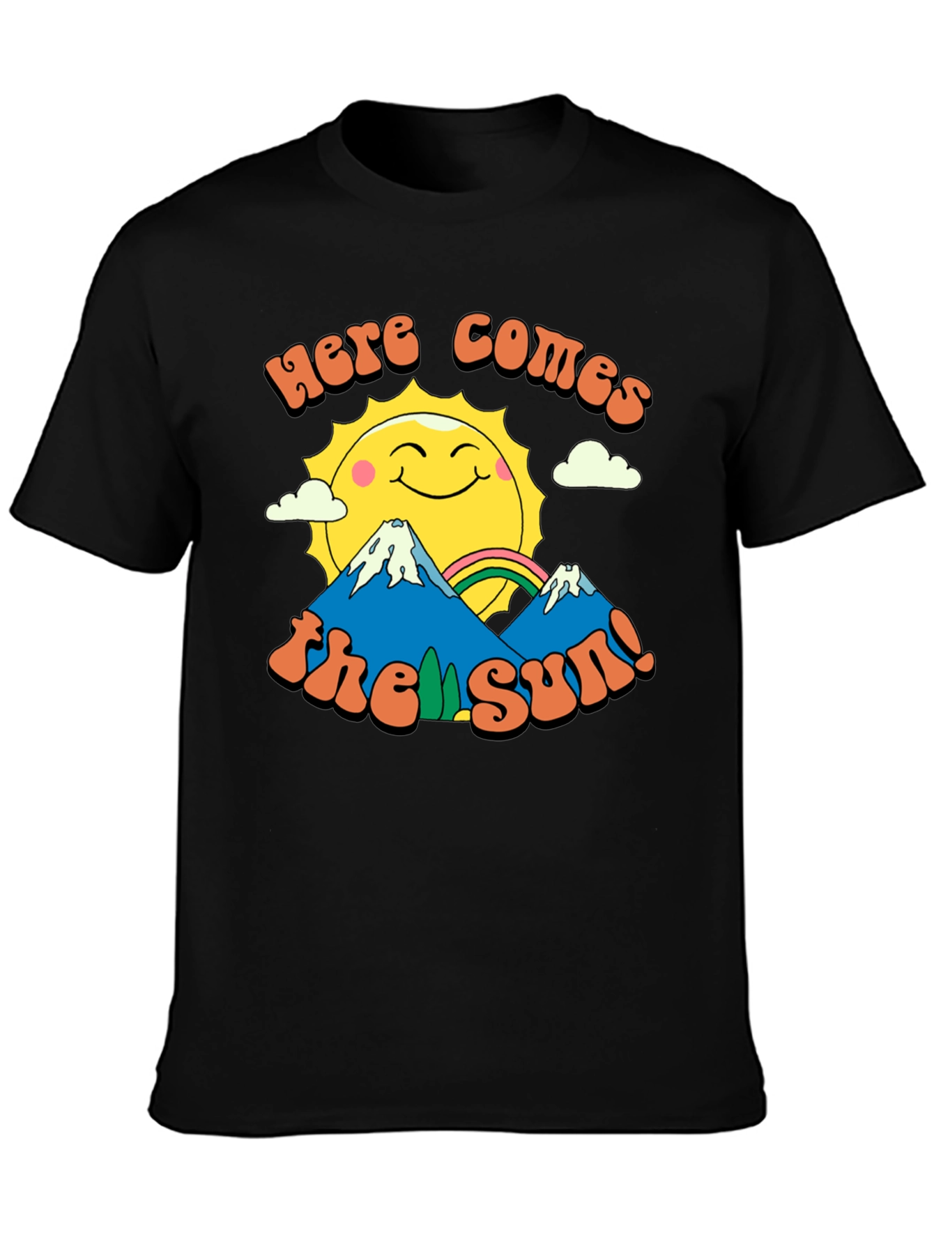 Here Comes the Sun Graphic Tee - Retro Inspired