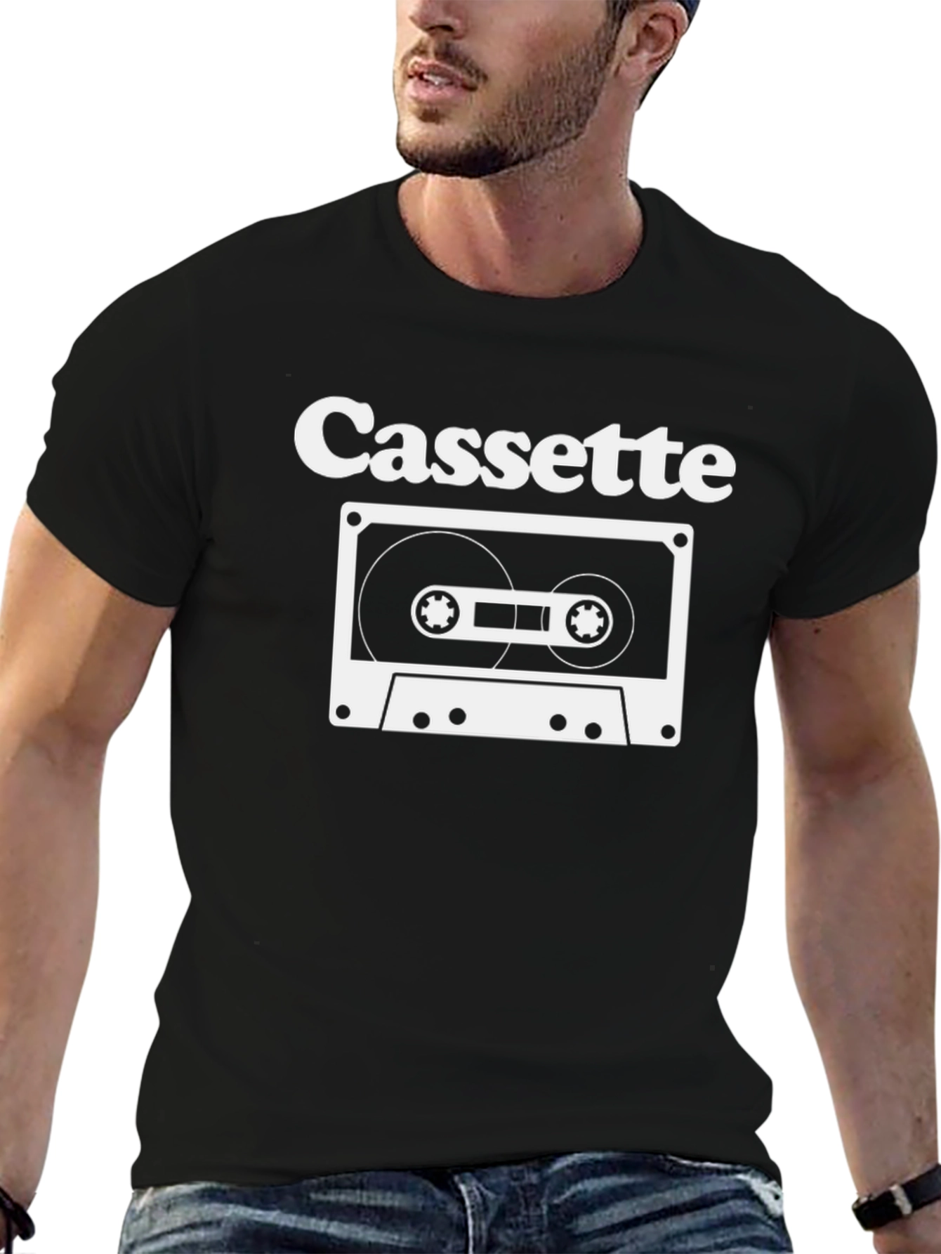 Cassette Tape Graphic Tee - Retro Music T-Shirt