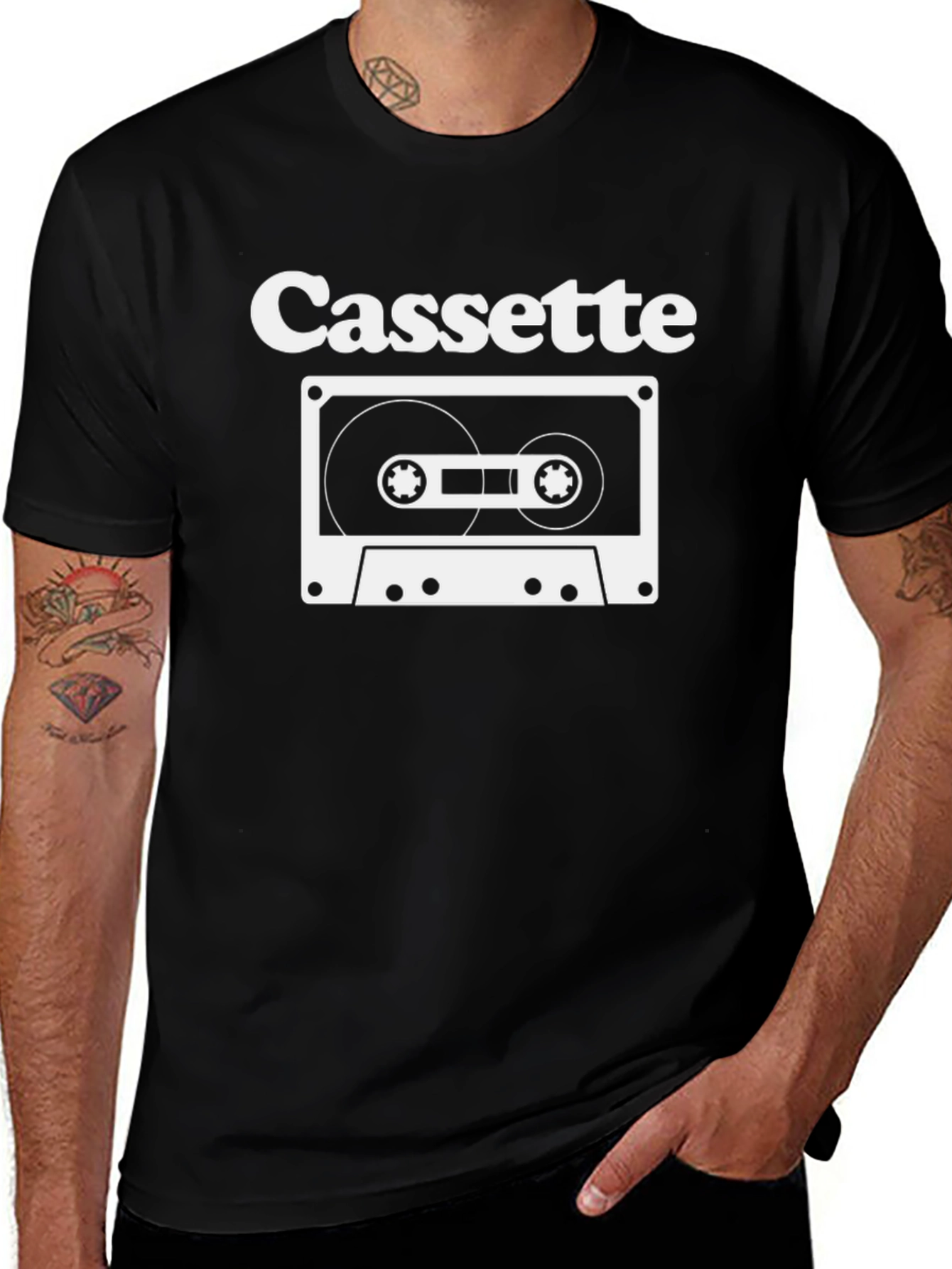 Cassette Tape Graphic Tee - Retro Music T-Shirt