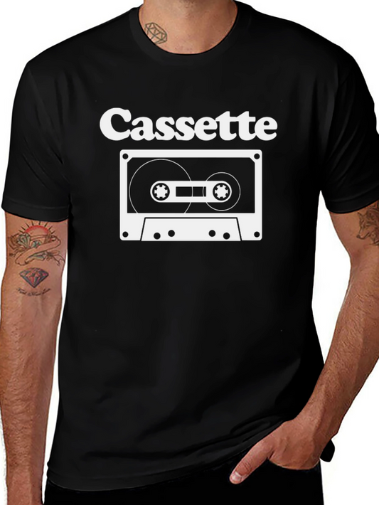 Cassette Tape Graphic Tee - Retro Music T-Shirt
