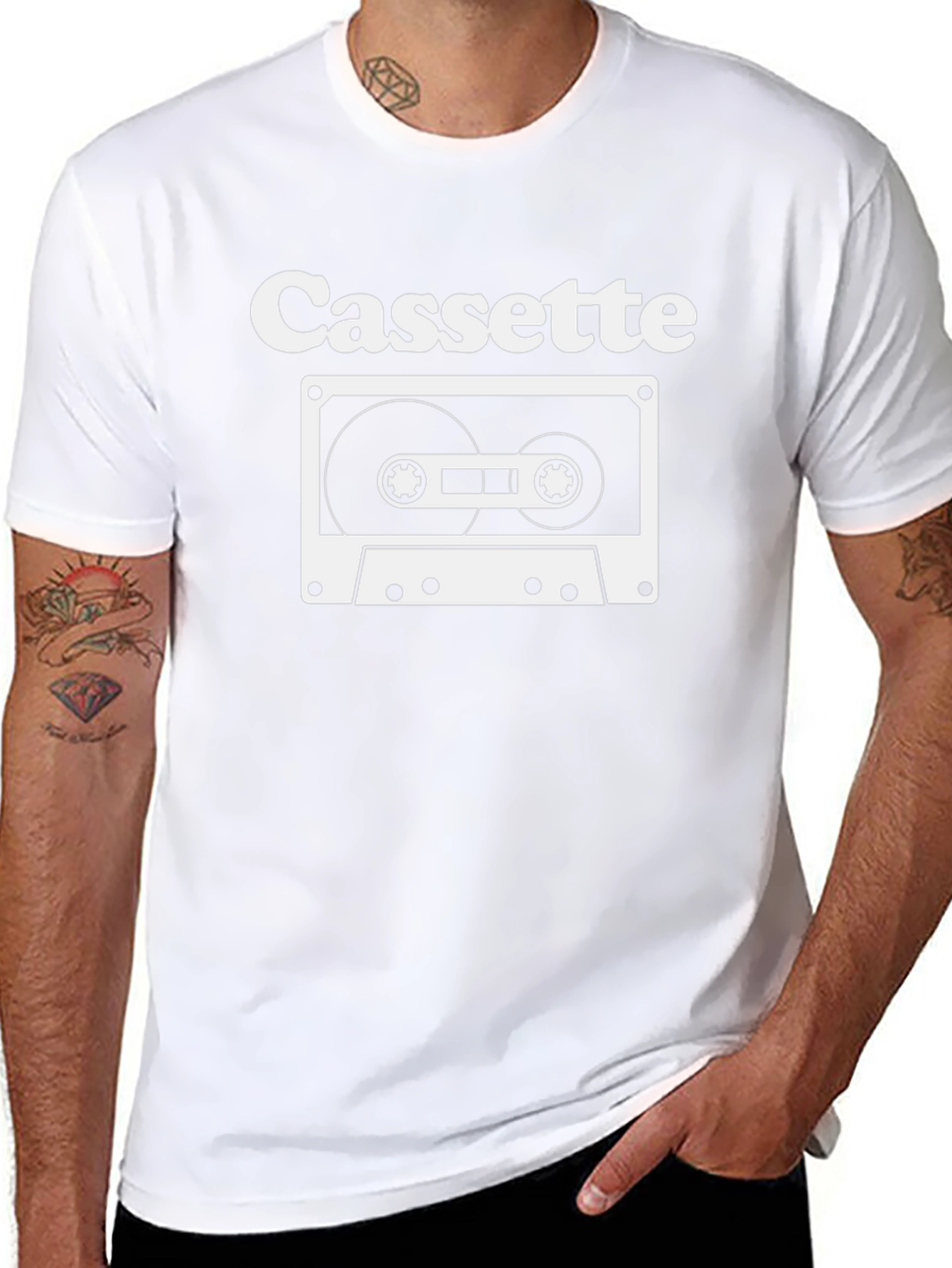 Cassette Tape Graphic Tee - Retro Music T-Shirt