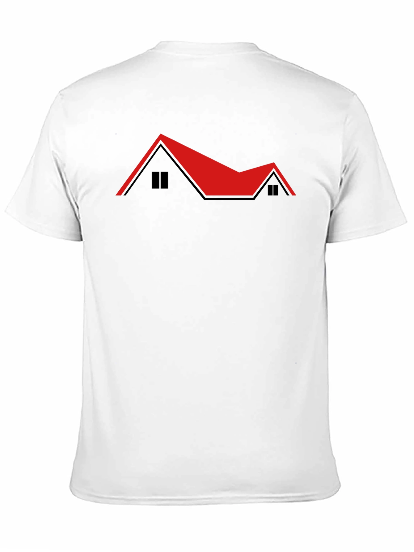 Red Roof House T-Shirt - Unique Design