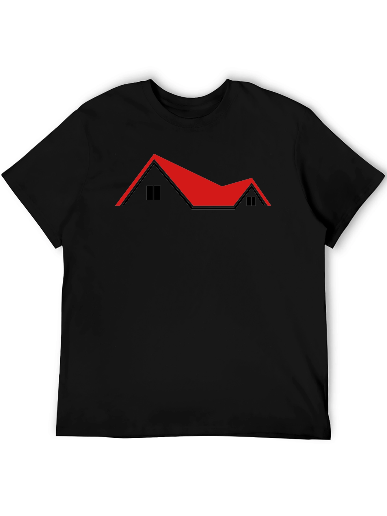 Red Roof House T-Shirt - Unique Design