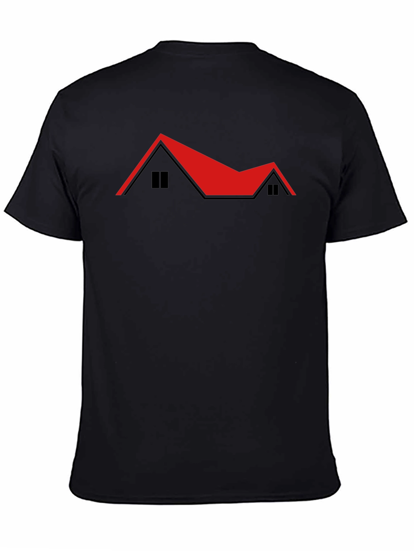 Red Roof House T-Shirt - Unique Design