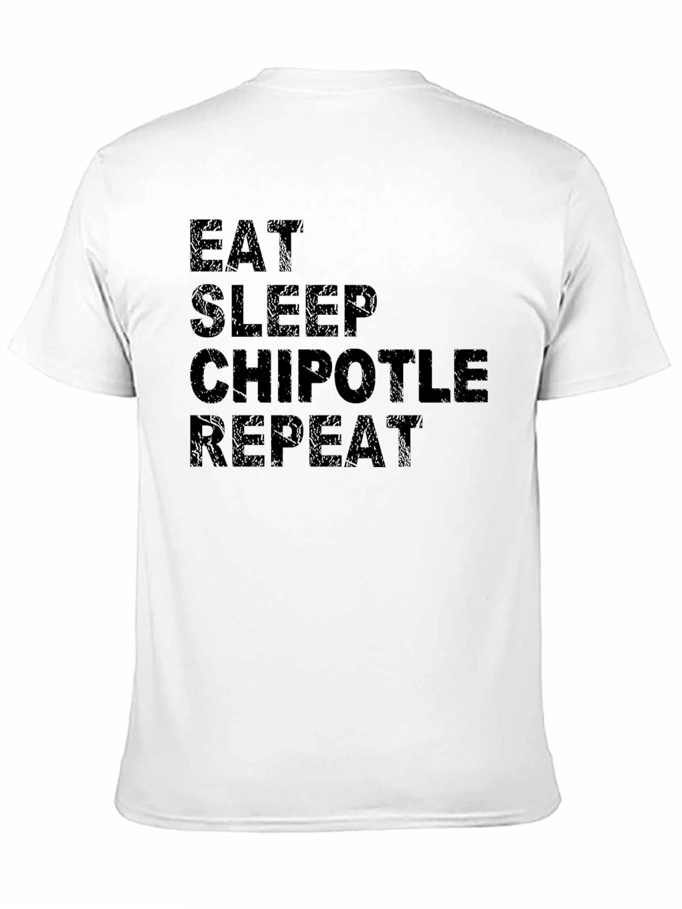 Eat Sleep Chipotle Repeat Graphic Tee