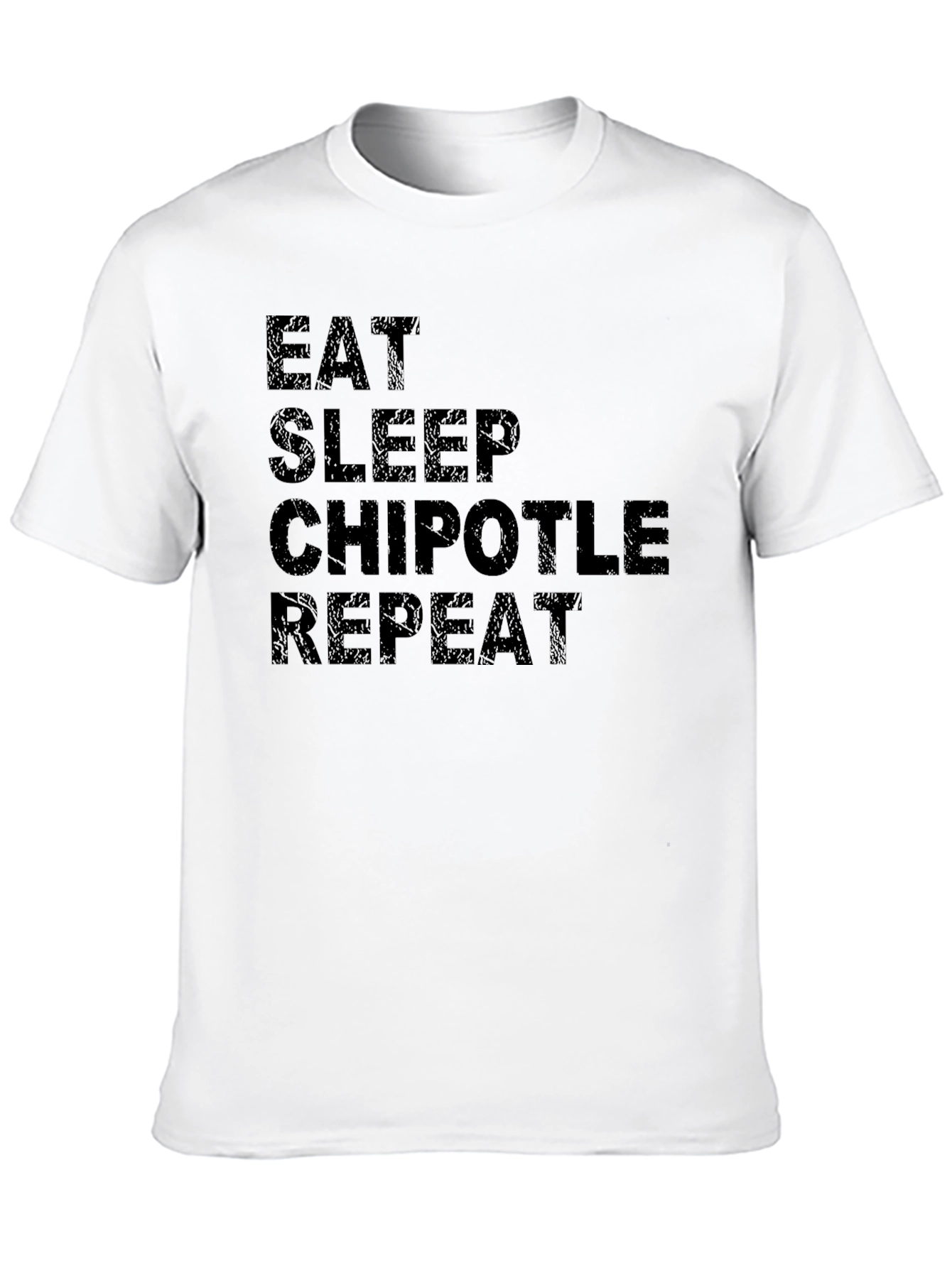 Eat Sleep Chipotle Repeat Graphic Tee