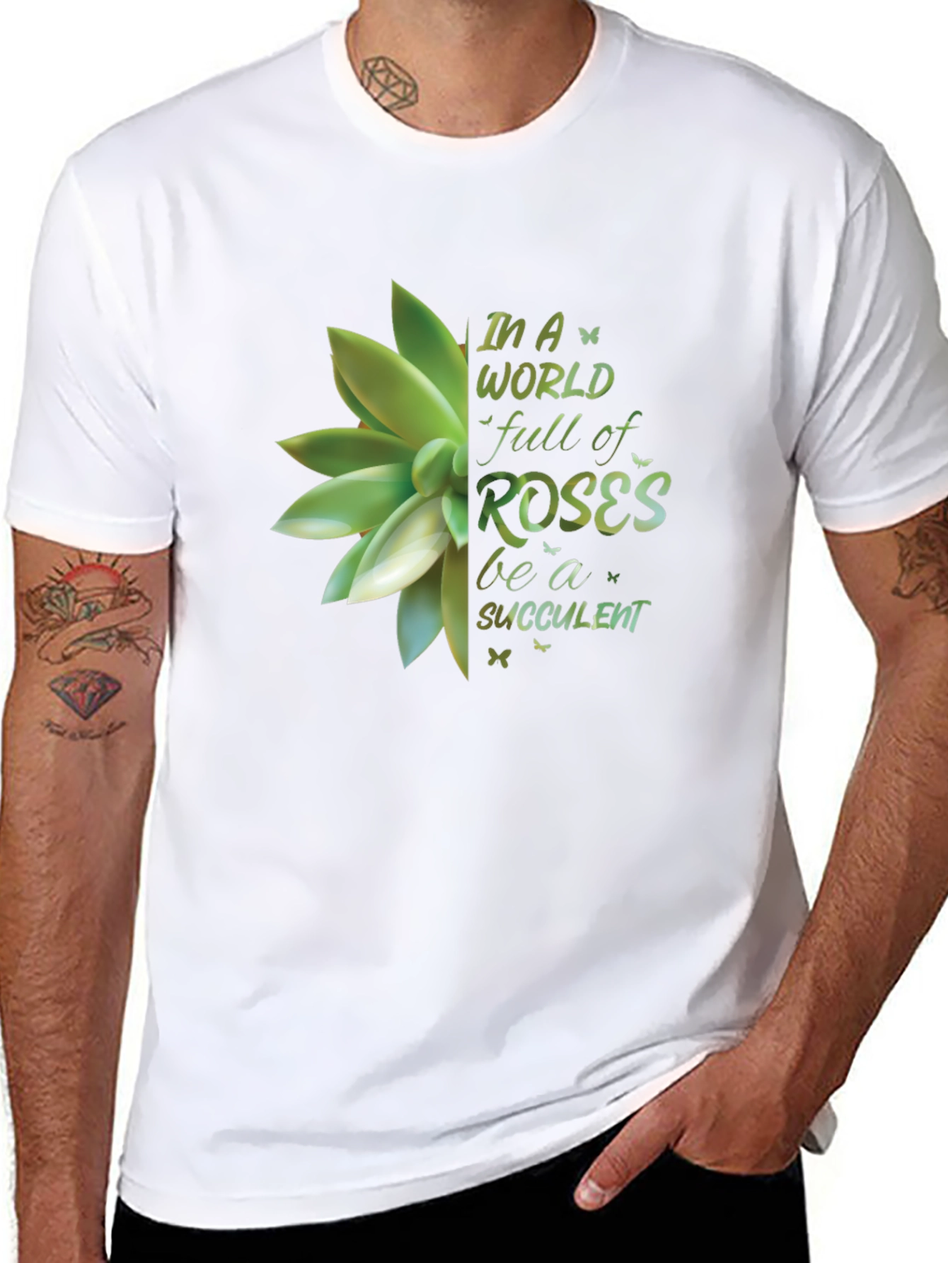 Succulent Graphic Tee - Be A Succulent!