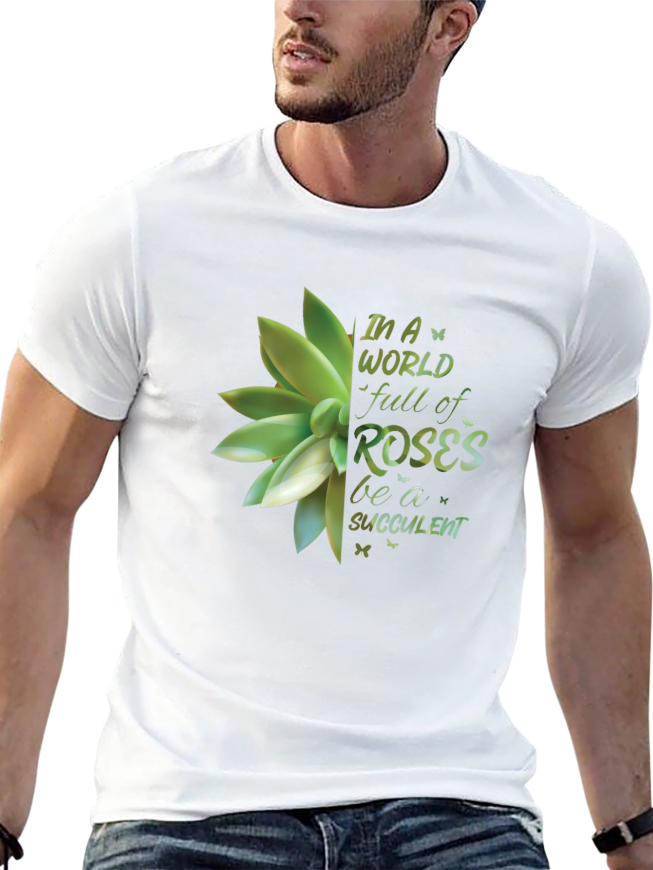 Succulent Graphic Tee - Be A Succulent!