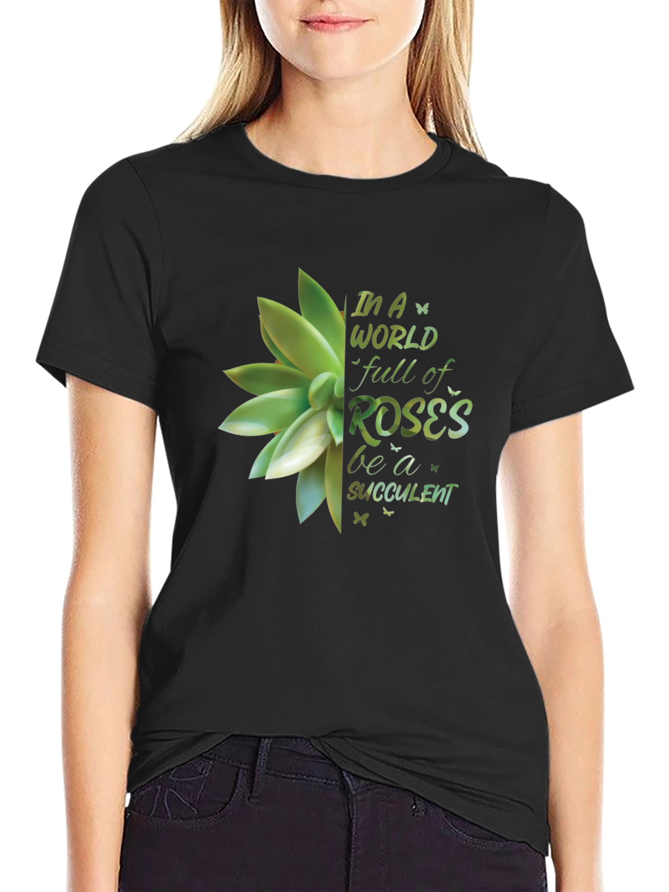 Succulent Graphic Tee - Be A Succulent!