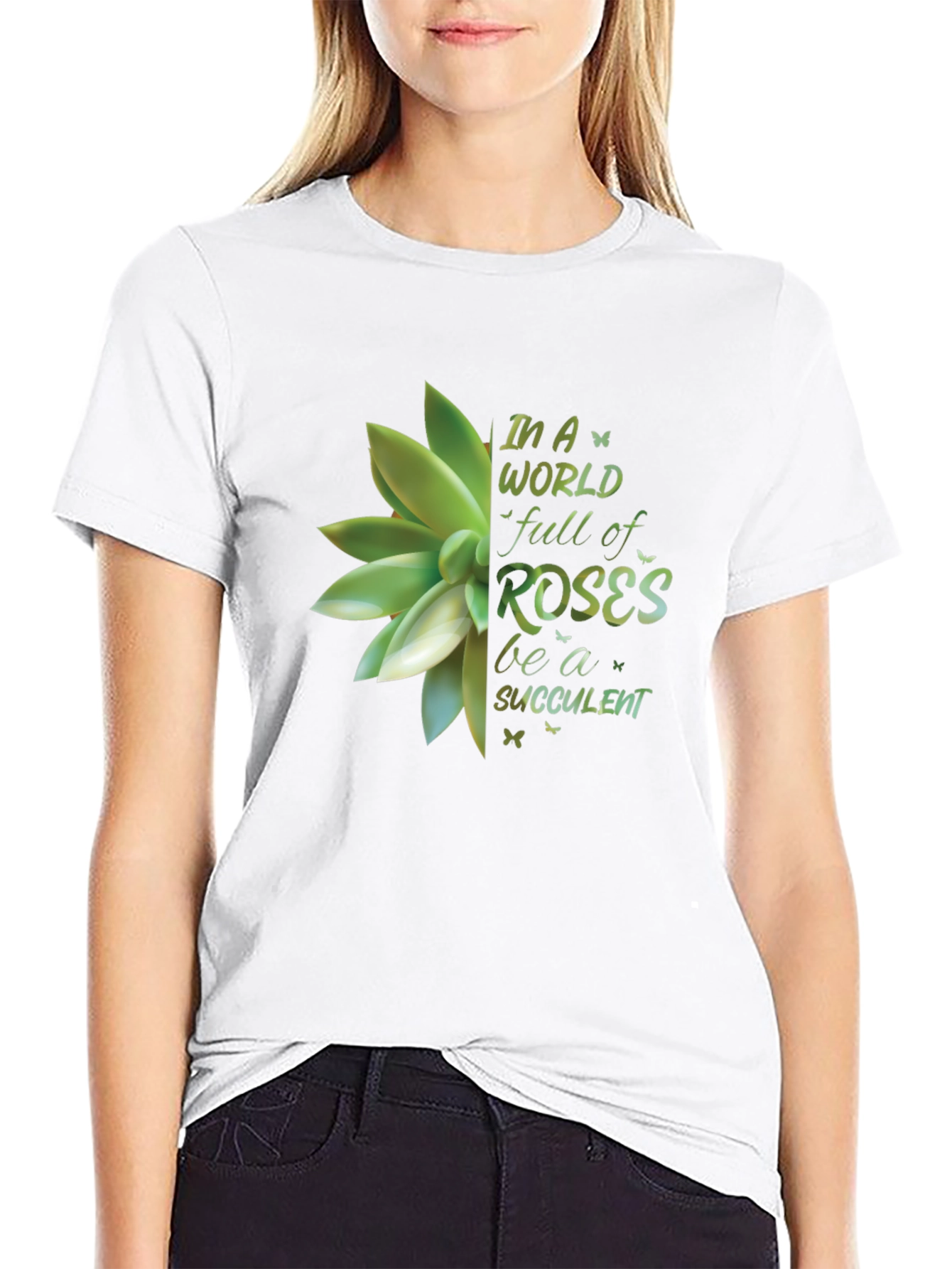 Succulent Graphic Tee - Be A Succulent!