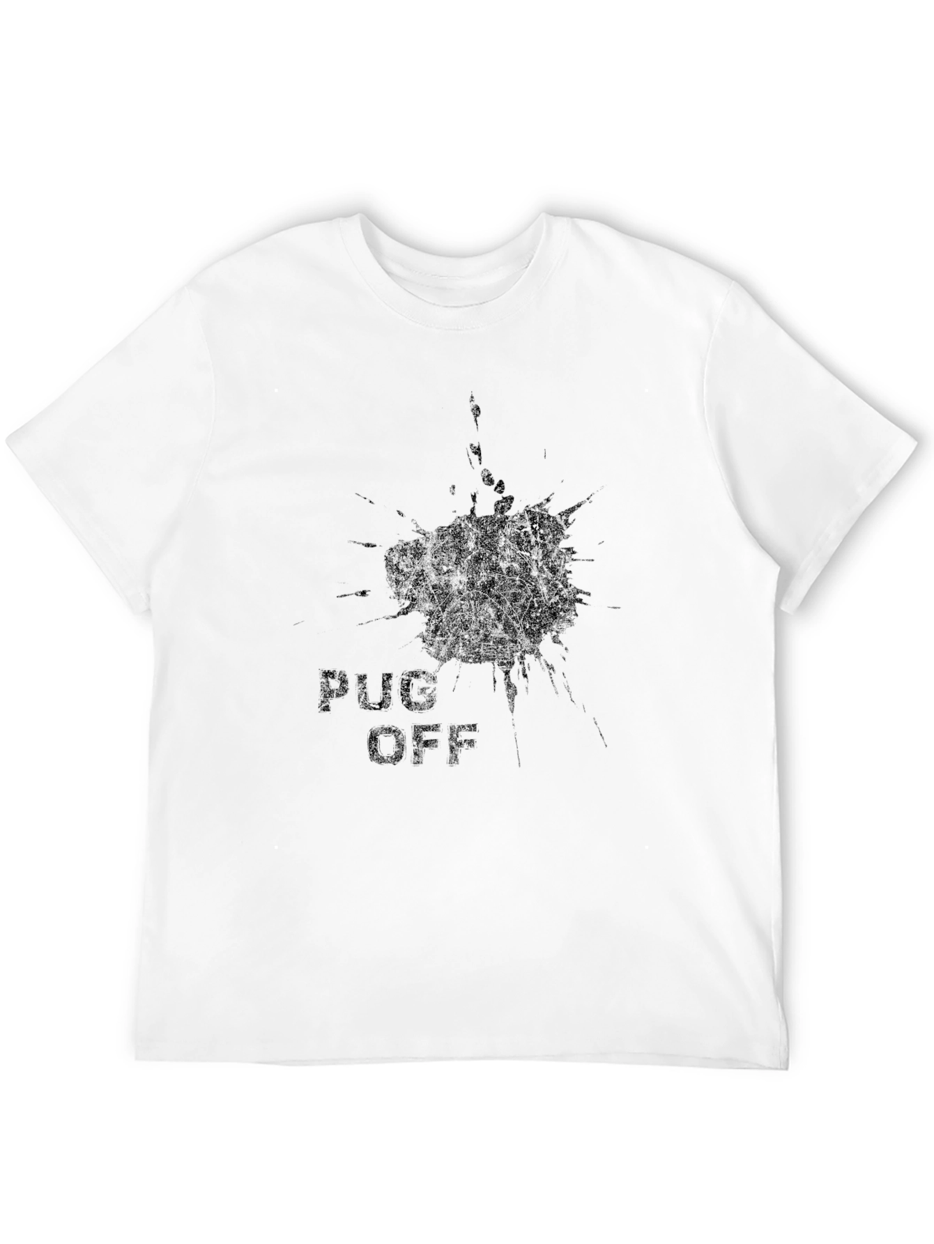 Pug Off Graphic Tee - Black T-Shirt