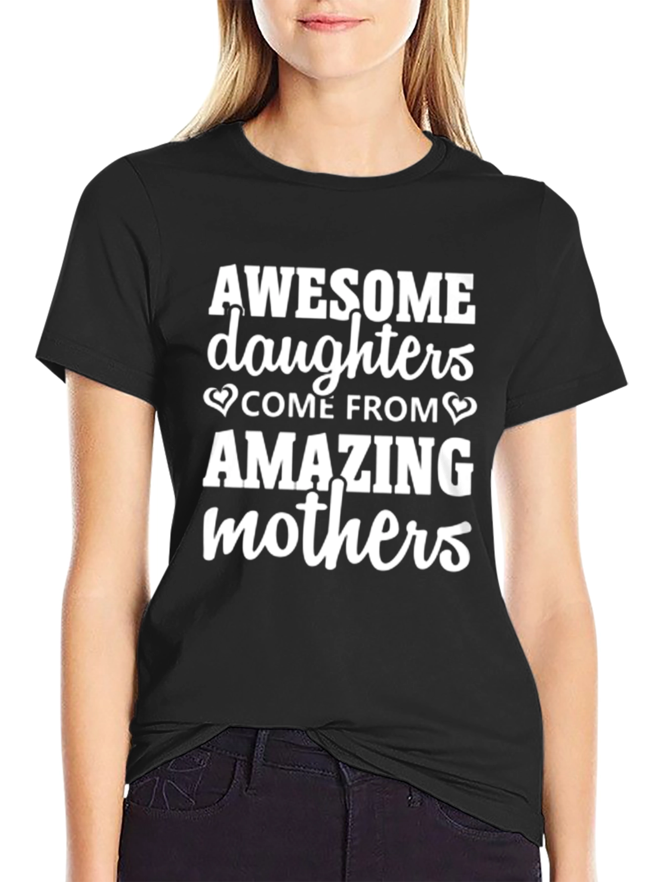Awesome Daughters Amazing Mothers T-Shirt