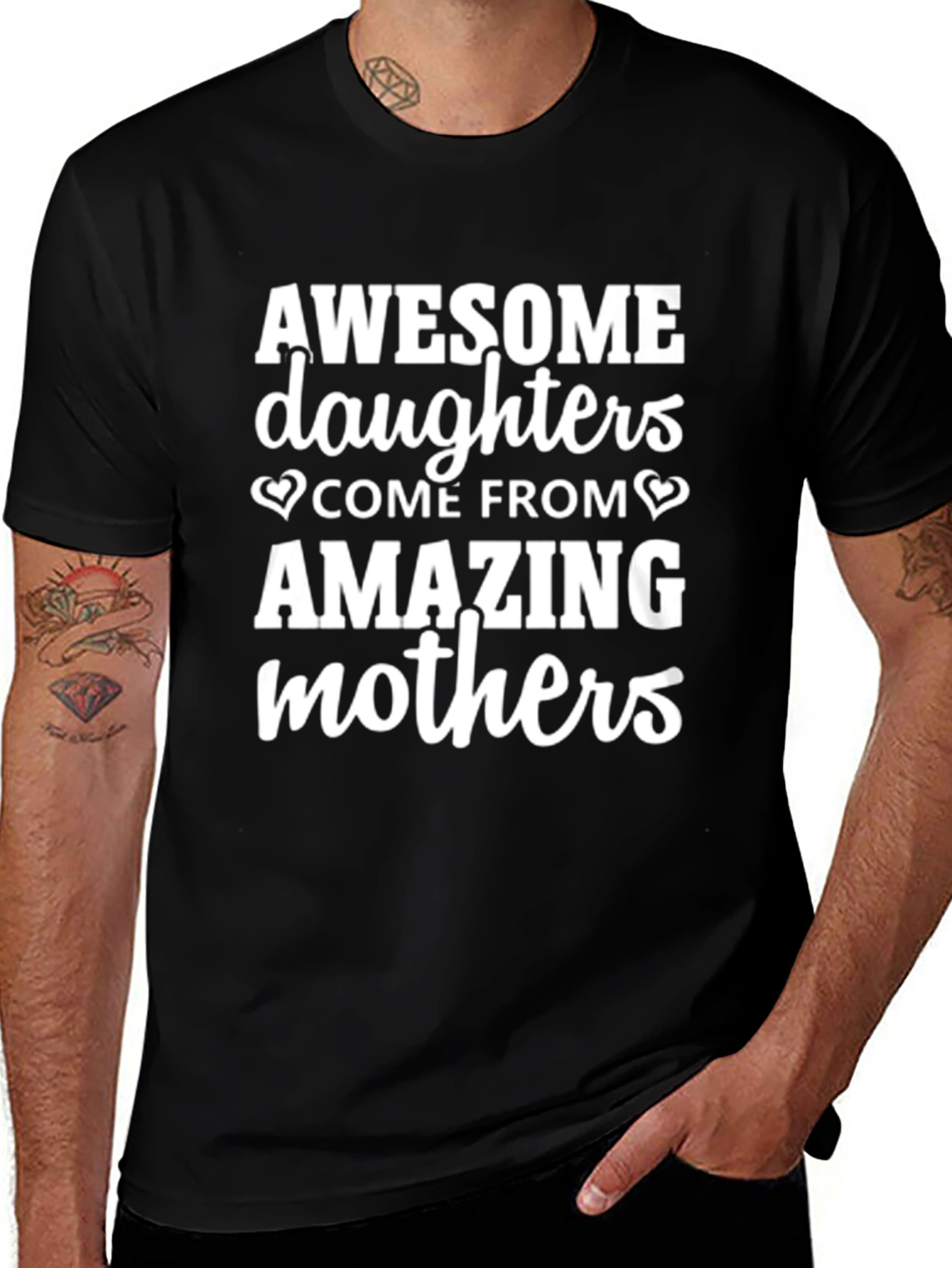 Awesome Daughters Amazing Mothers T-Shirt