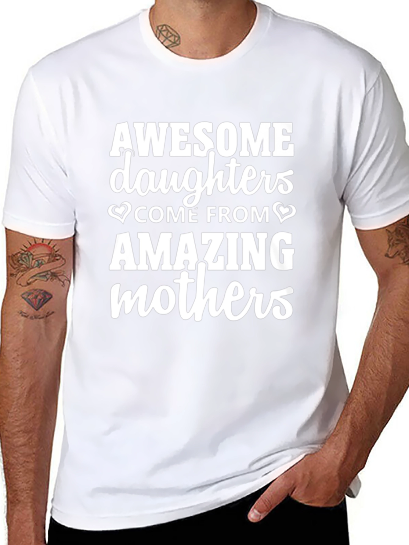 Awesome Daughters Amazing Mothers T-Shirt